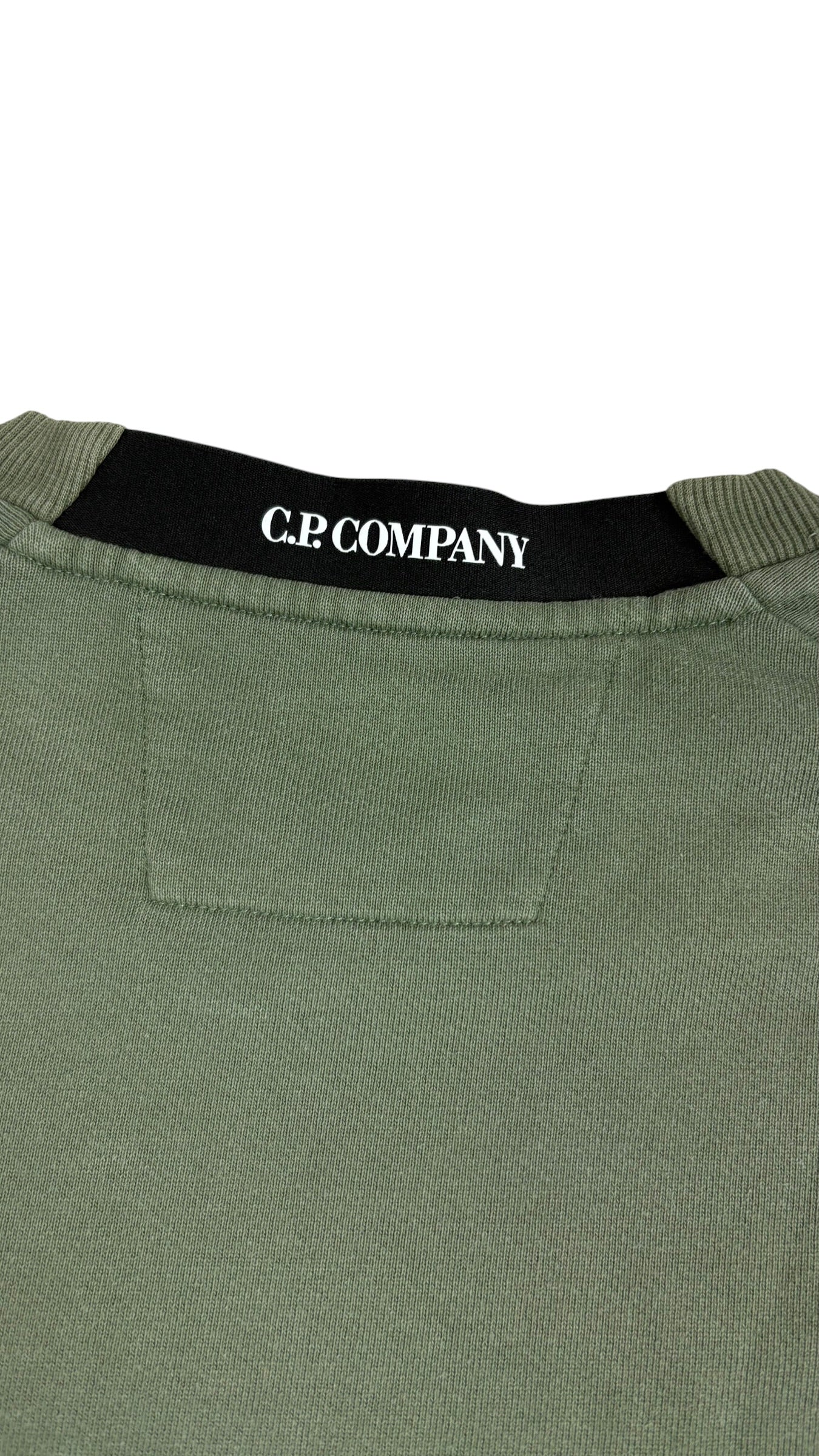 Crewneck Pull C.P Company kaki taille M - vue 4/5