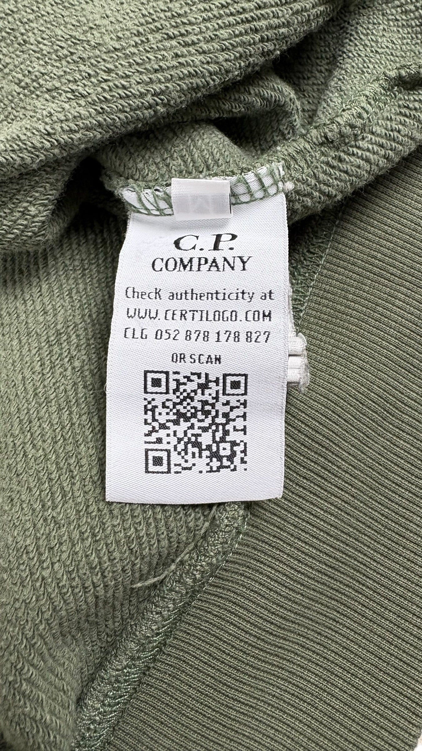 Crewneck Pull C.P Company kaki taille M - vue 5/5