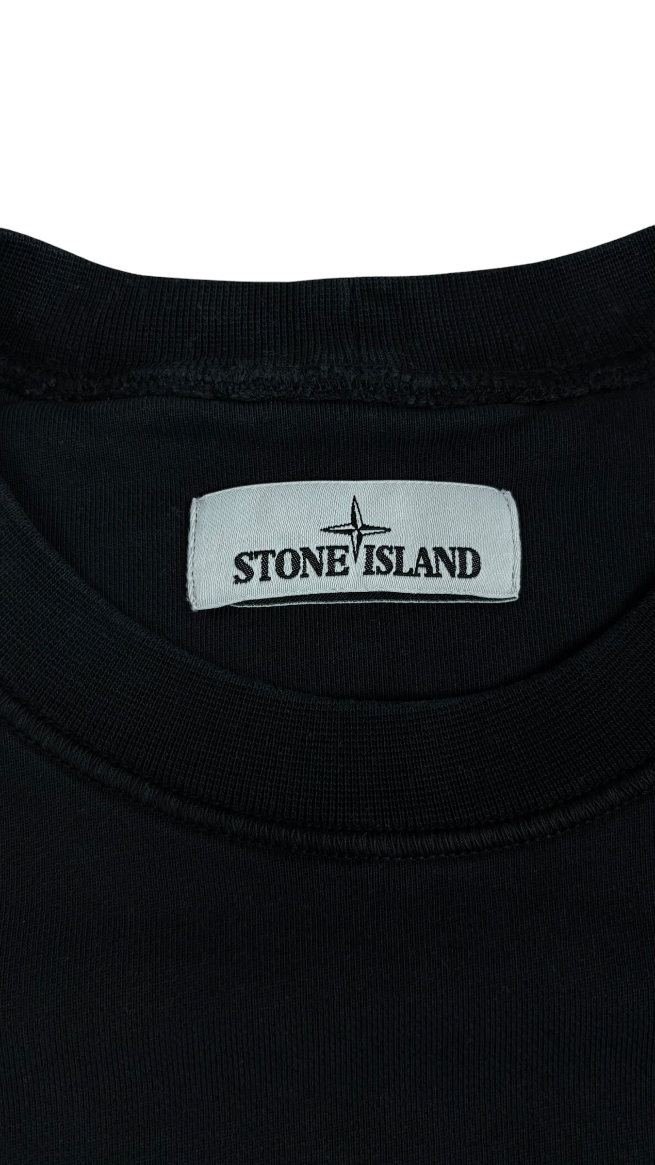 Crewneck Pull Stone Island noir taille M - vue 3/4