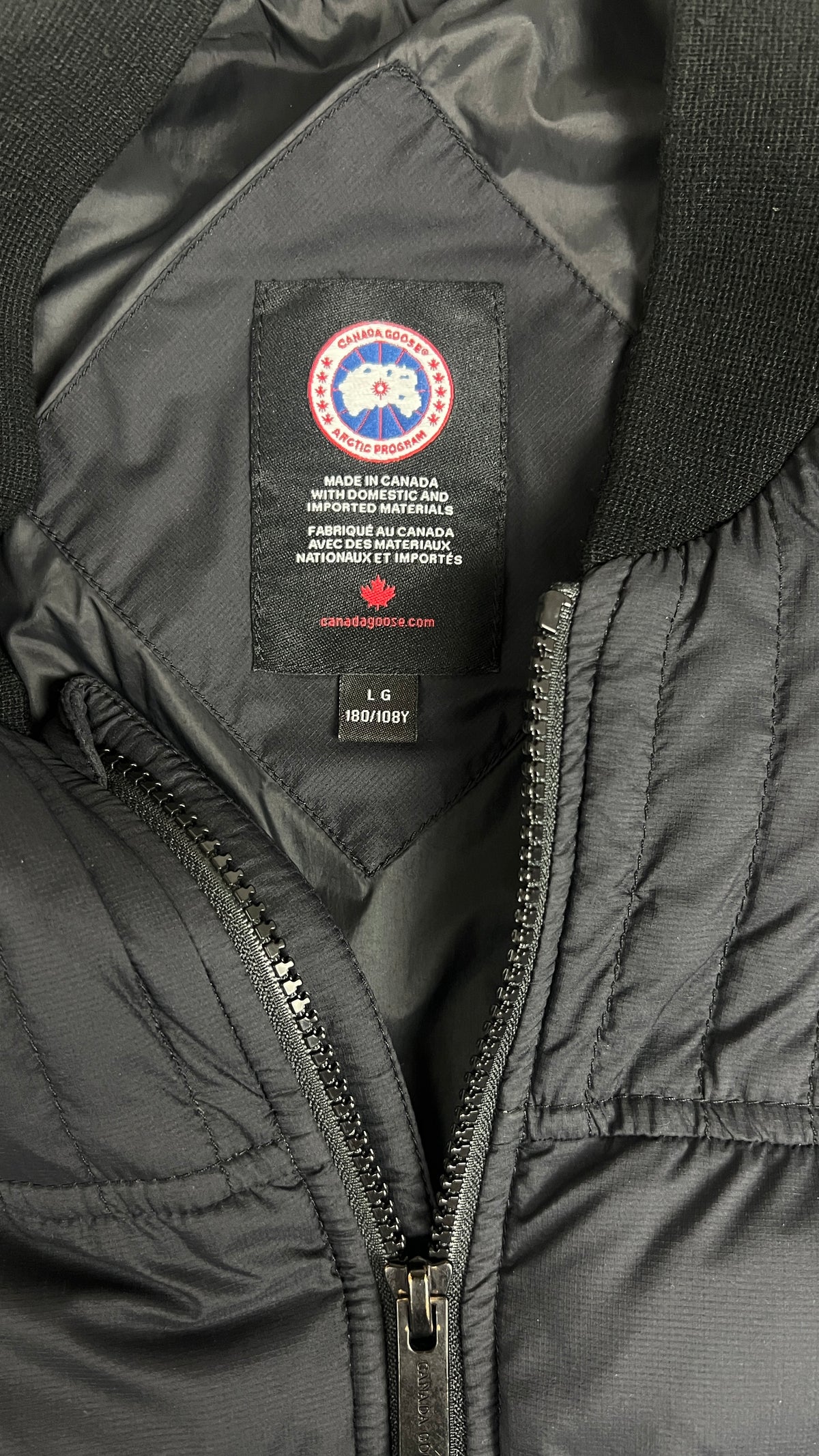 Doudoune Canada Goose Dunham noir, taille L – photo complémentaire 2 – NB08 Shop