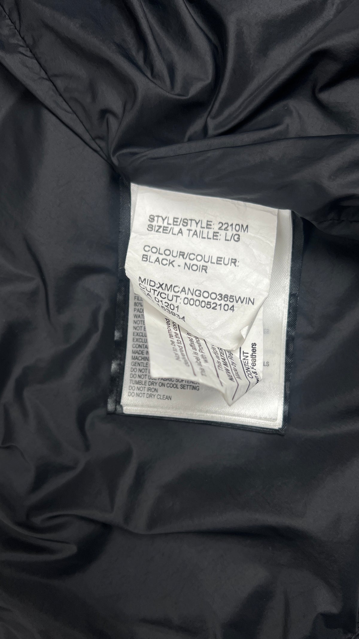 Doudoune Canada Goose Dunham noir, taille L – photo complémentaire 5 – NB08 Shop