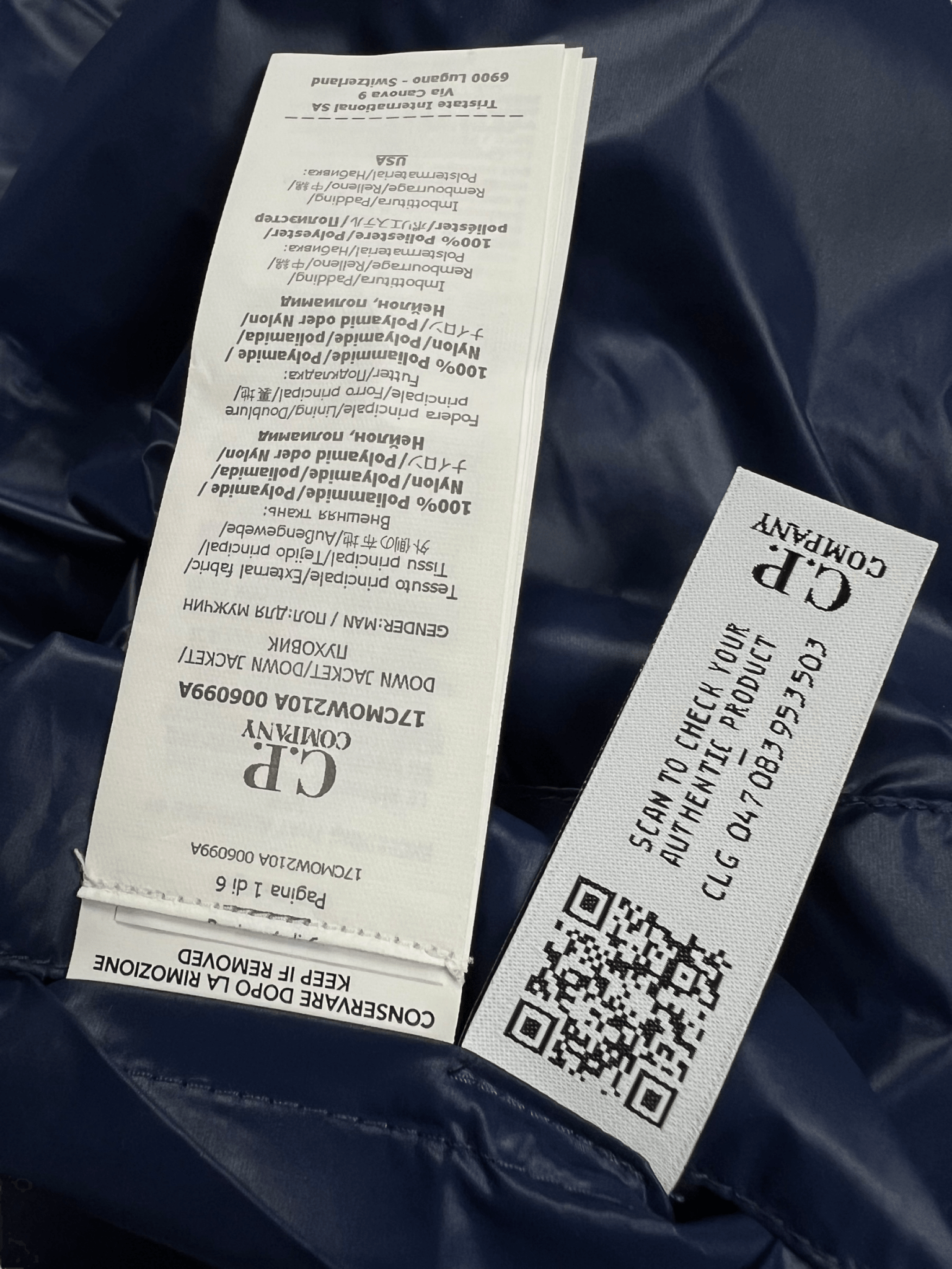 DOUDOUNE C.P COMPANY D.D SHELL DOWN JACKET - NB08 SHOP