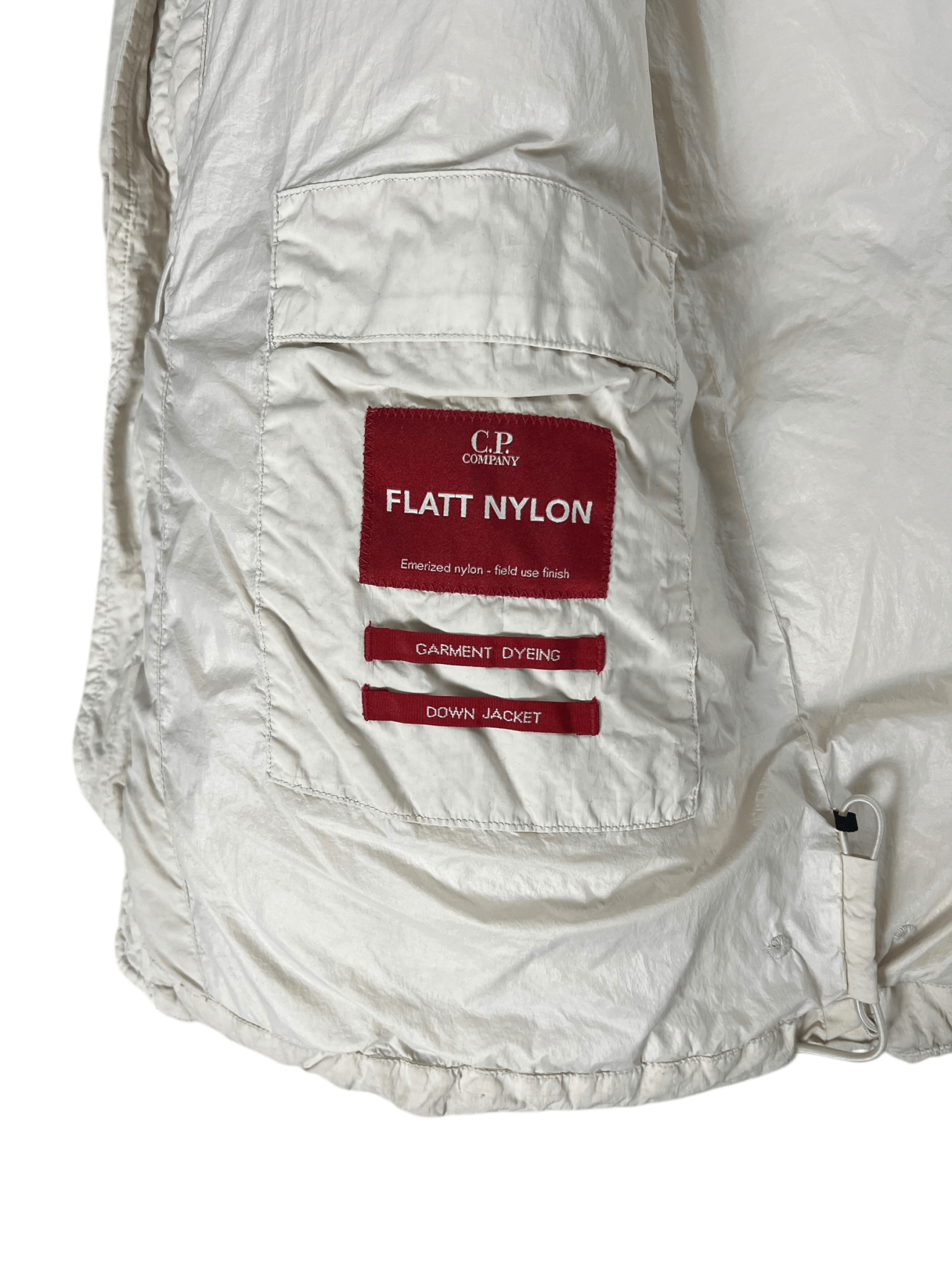 DOUDOUNE C.P COMPANY FLATT NYLON GARMENT DYEING DOWN JACKET - NB08 SHOP