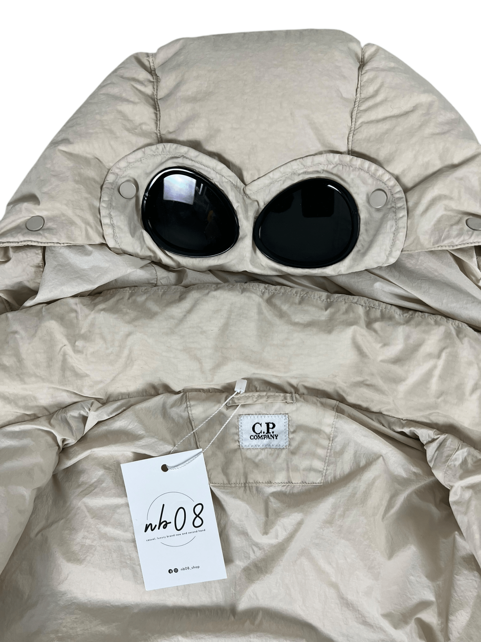 DOUDOUNE C.P COMPANY FLATT NYLON GARMENT DYEING DOWN JACKET - NB08 SHOP