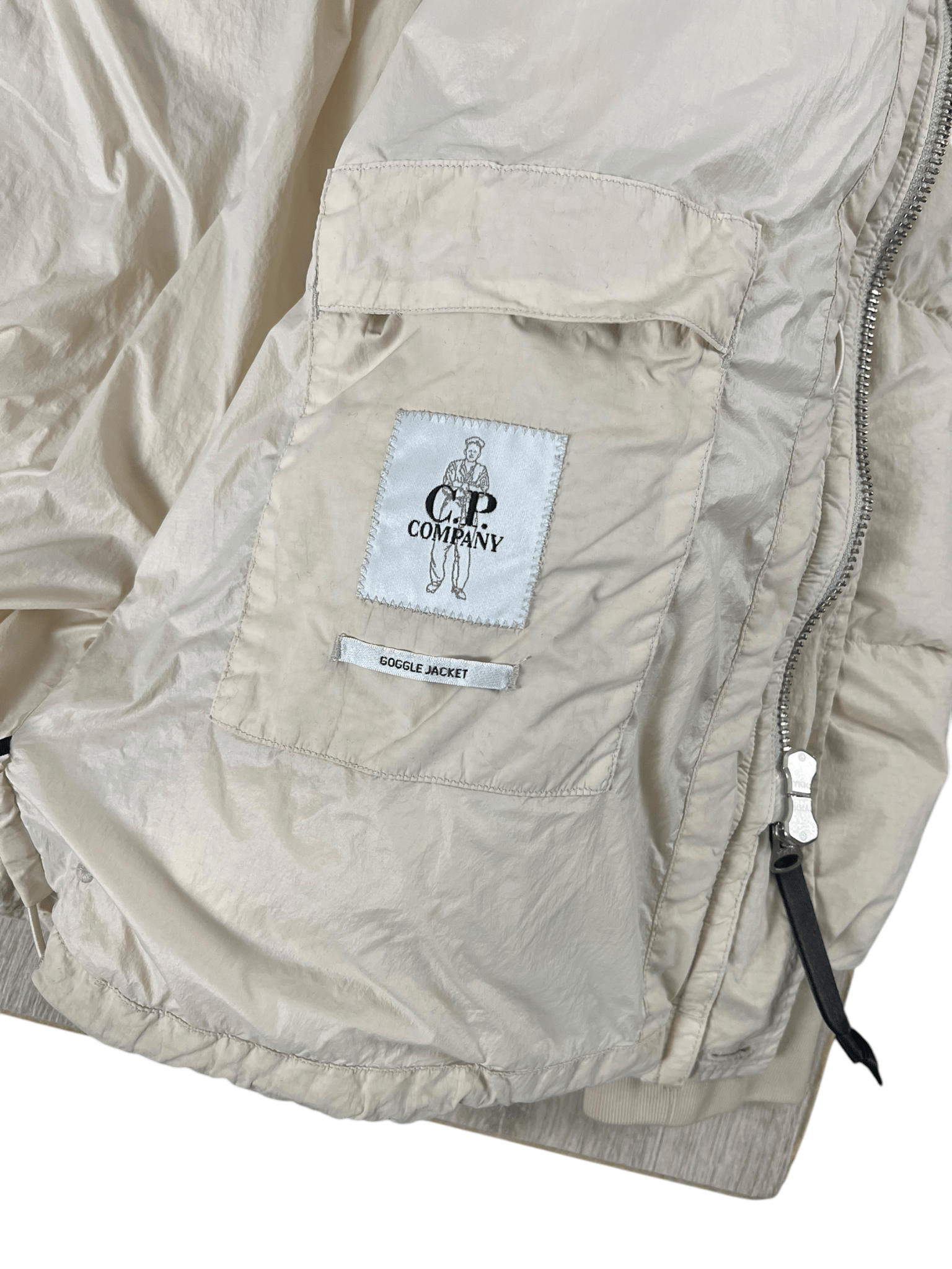 DOUDOUNE C.P COMPANY FLATT NYLON GARMENT DYEING DOWN JACKET - NB08 SHOP