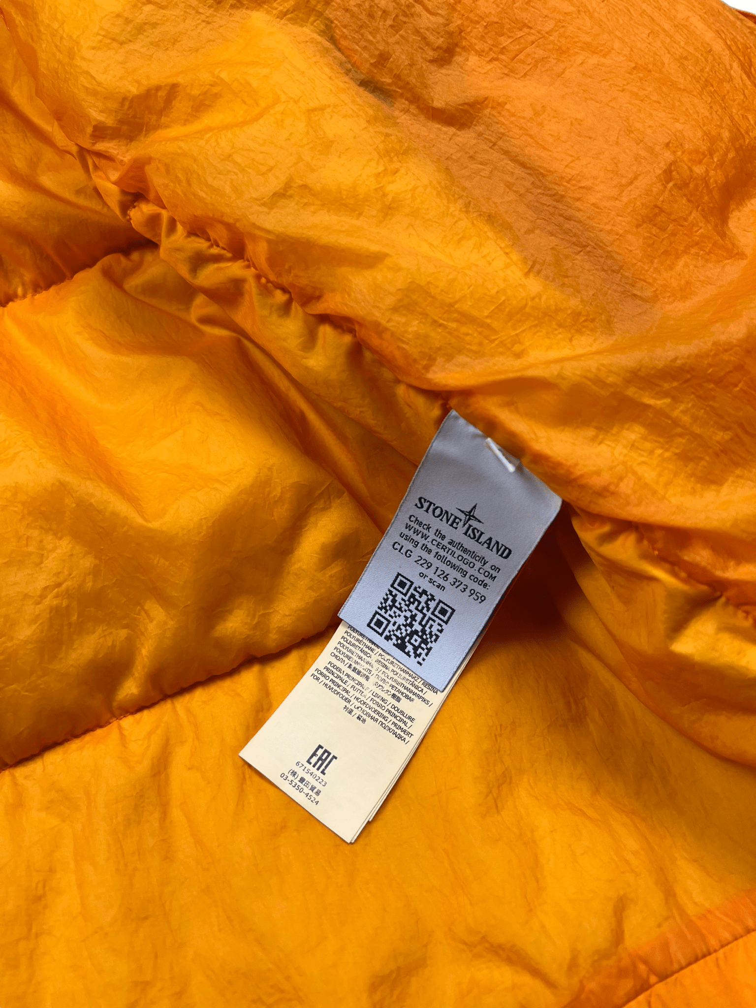 DOUDOUNE STONE ISLAND GARMENT DYED CRINKLE REPS - NB08 SHOP