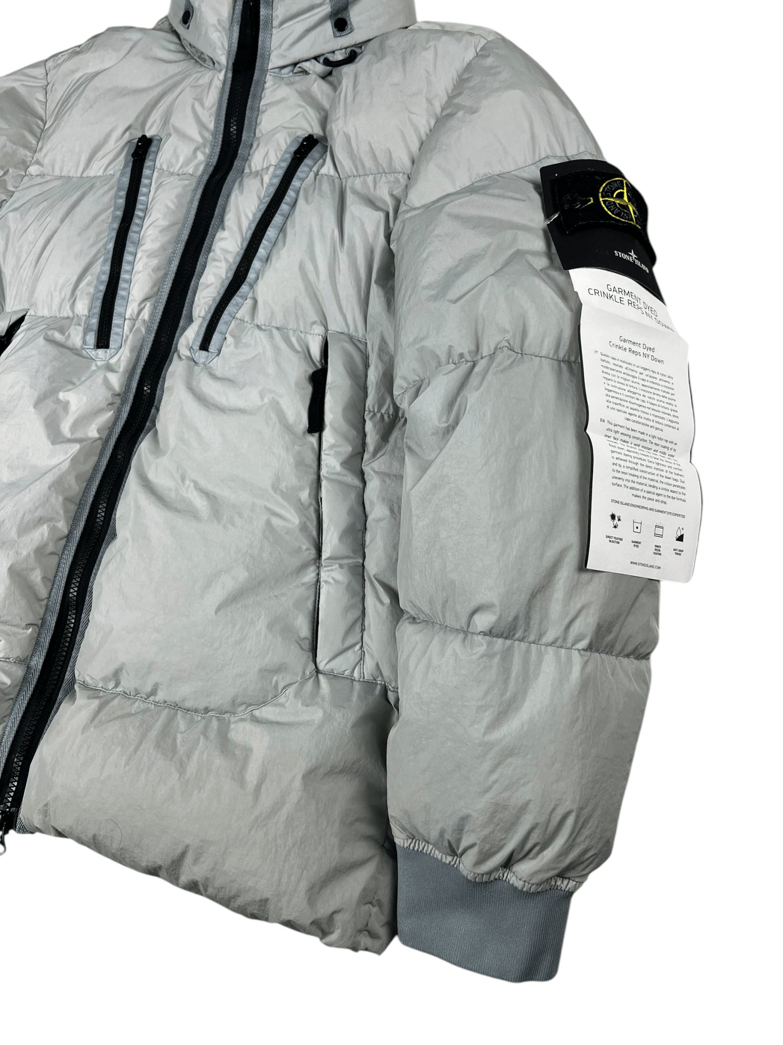 DOUDOUNE STONE ISLAND GARMENT DYED CRINKLE REPS NY DOWN - NB08 SHOP