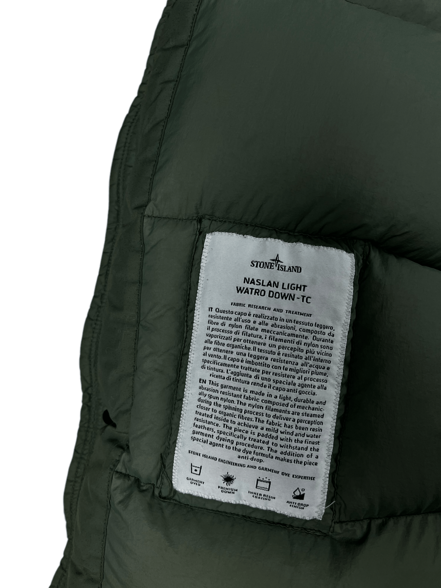 DOUDOUNE STONE ISLAND NASLAN LIGHT WATRO DOWN - TC - NB08 SHOP