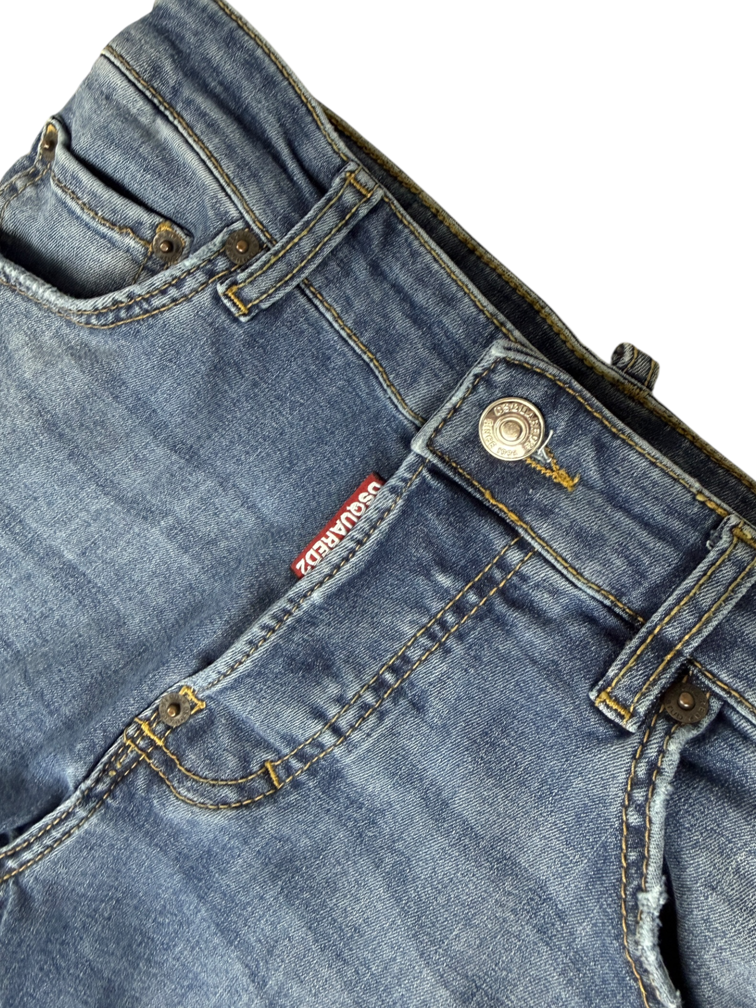 Jean Dsquared2 marine taille 14 ans - Vue de dos