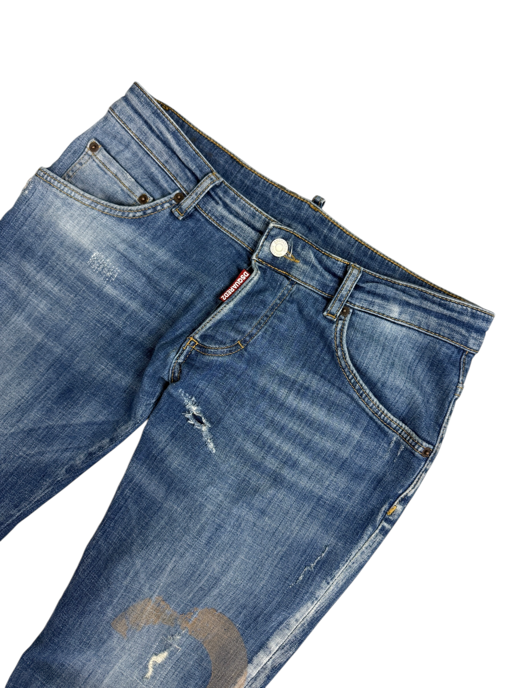 Jean Dsquared2 marine taille 16 ans - Vue de dos