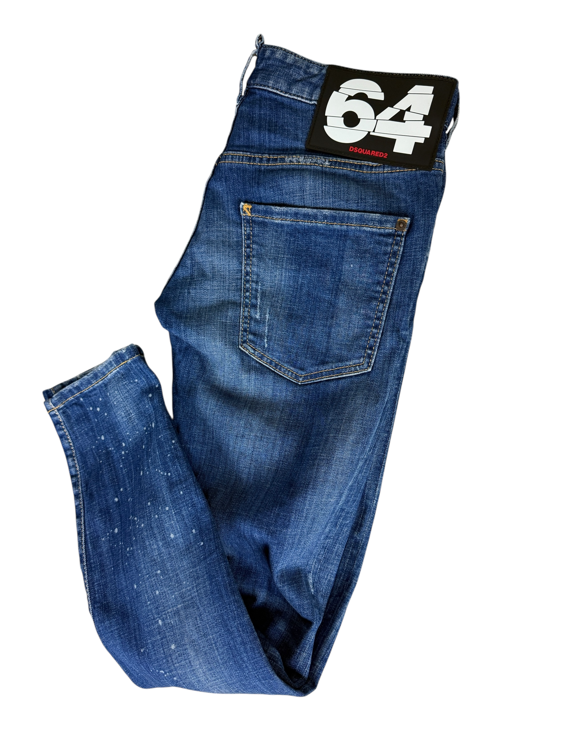 Jean Dsquared2 marine taille XS - Vue de dos