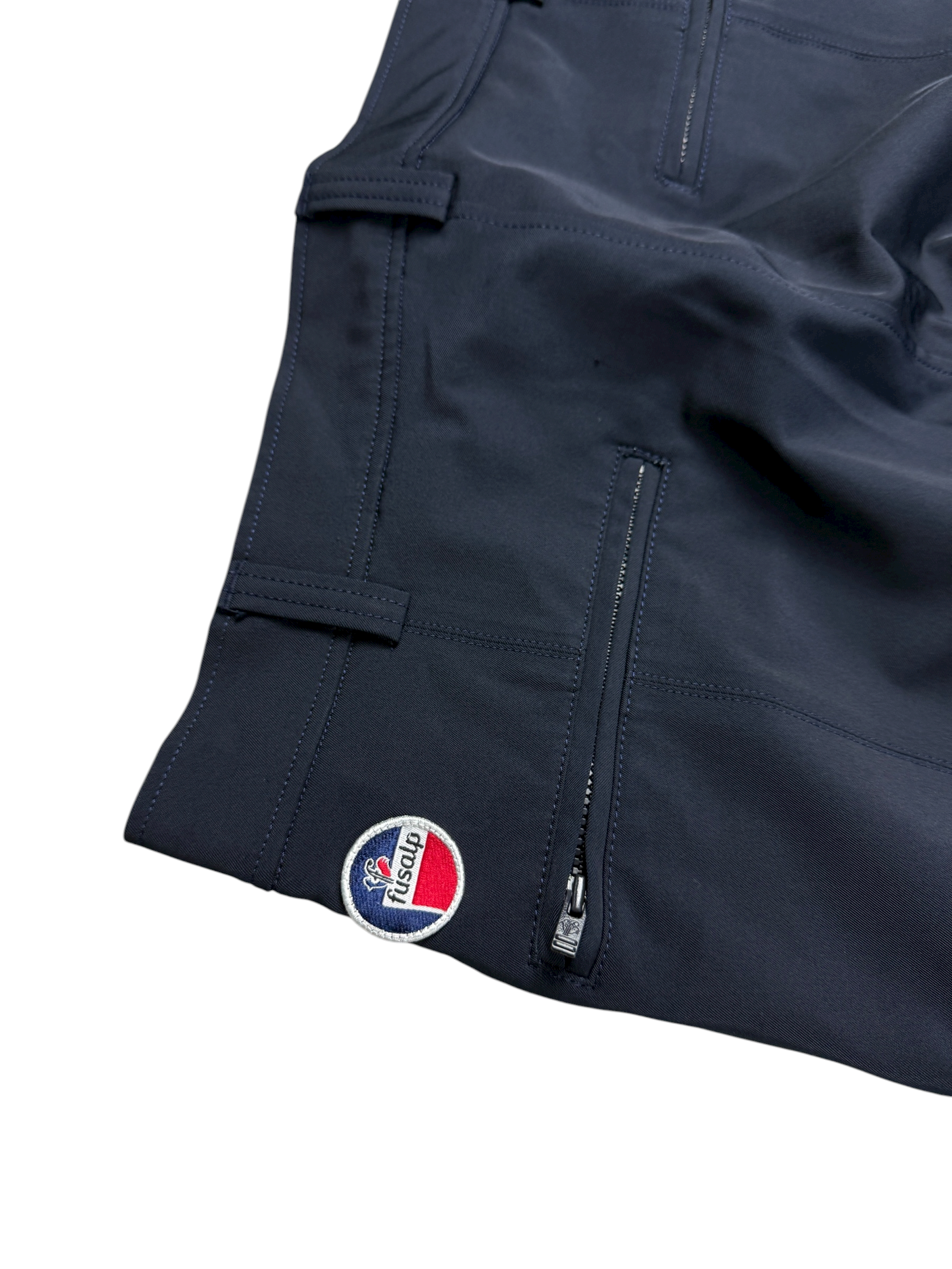 Pantalon Fusalp marine taille M - Logo et étiquette