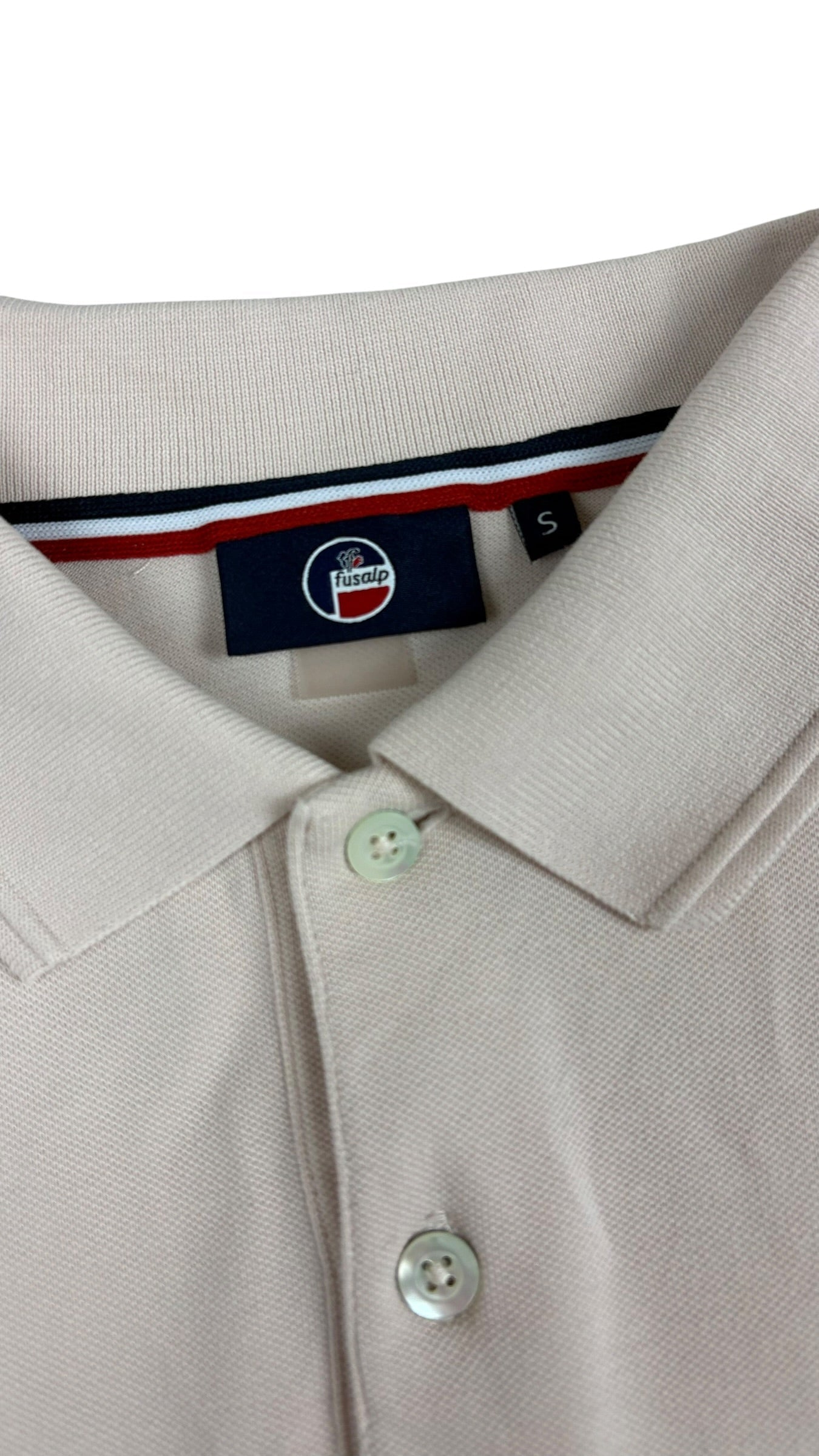 Polo Fusalp rose taille S - Détail