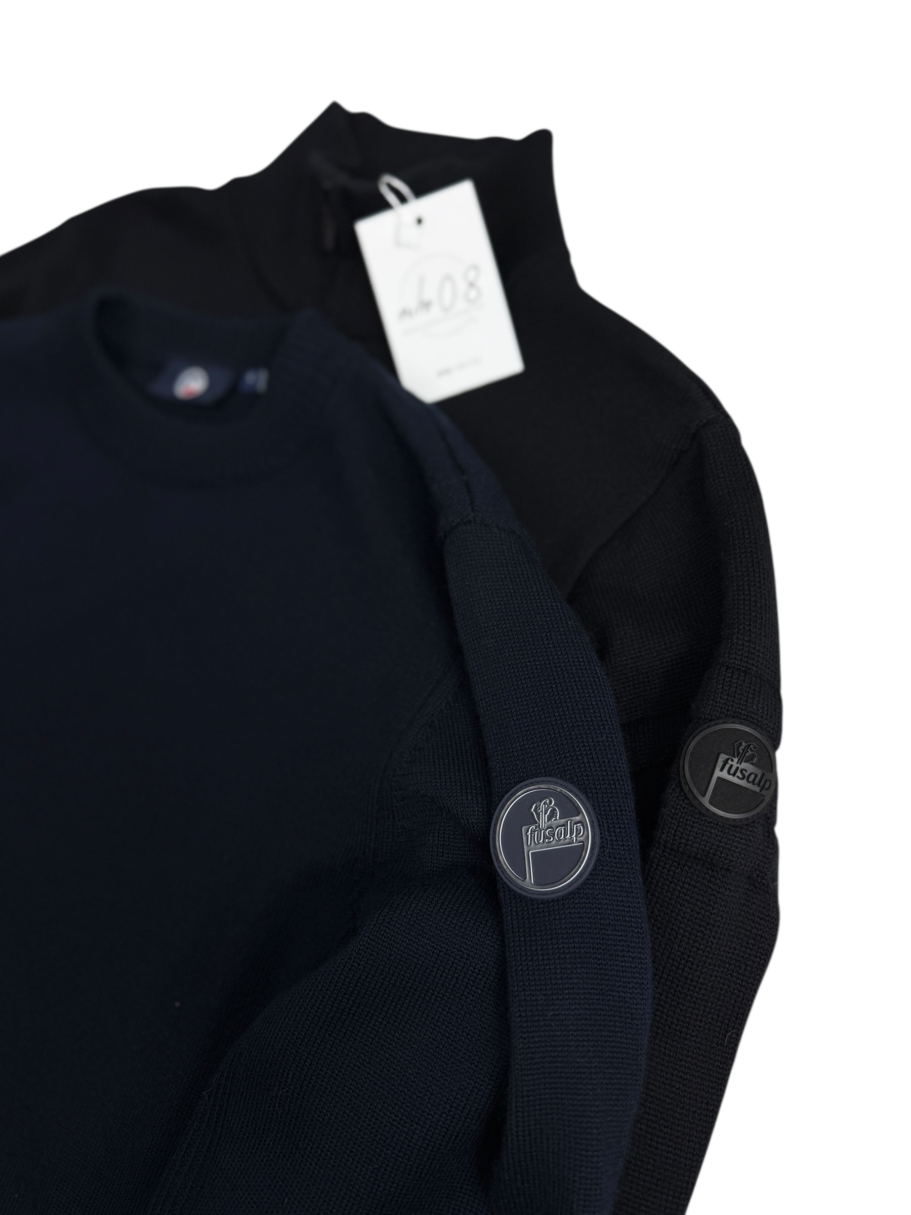 Pull Fusalp noir taille XL - Détail