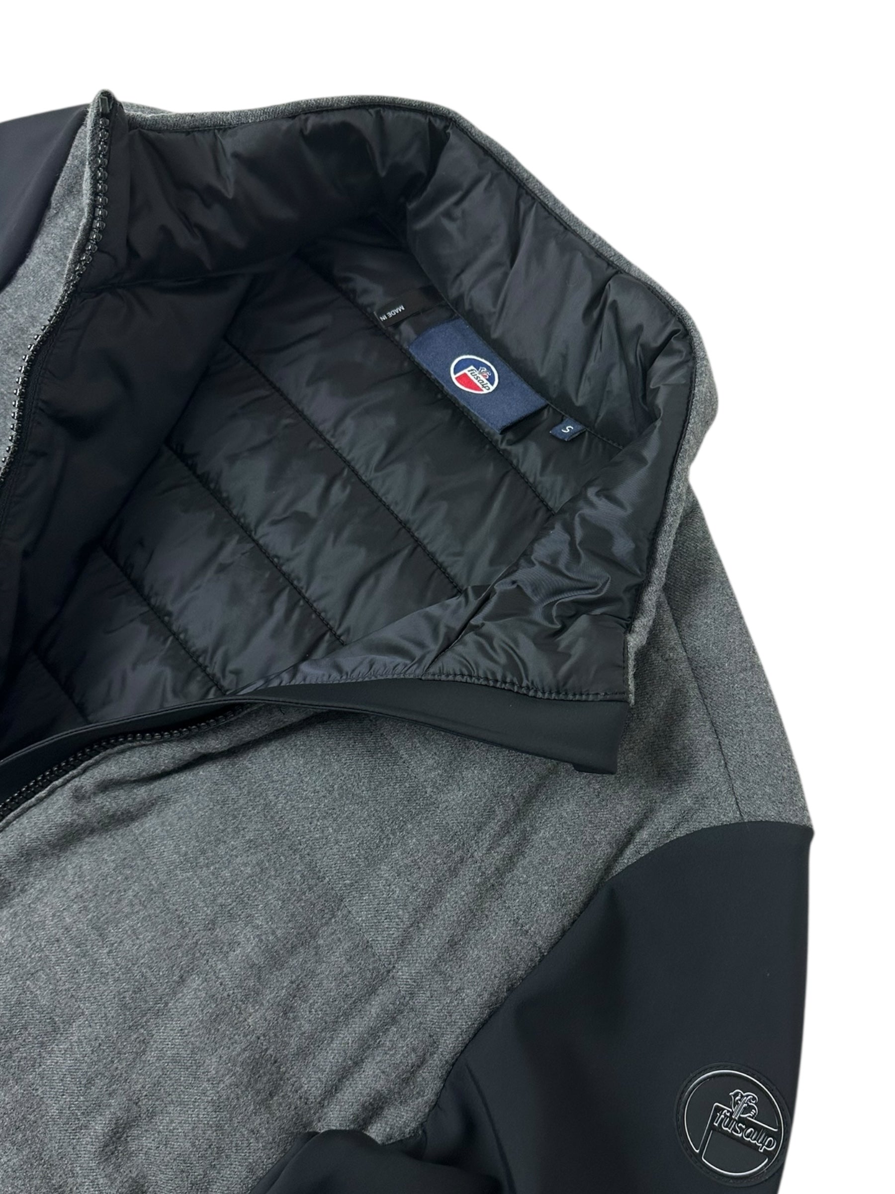 Veste Fusalp gris / noir taille S - Vue de dos