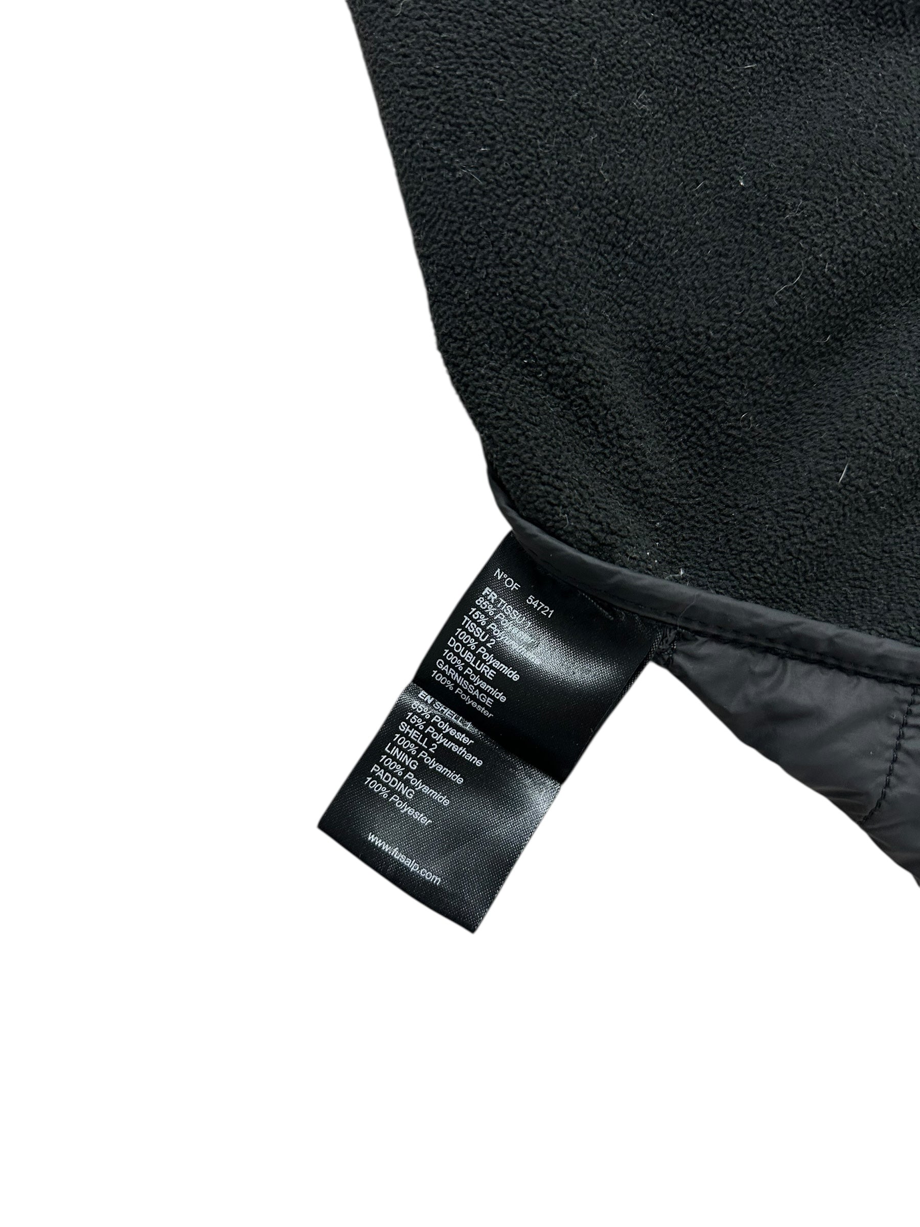 Veste Fusalp noir taille S - Détail
