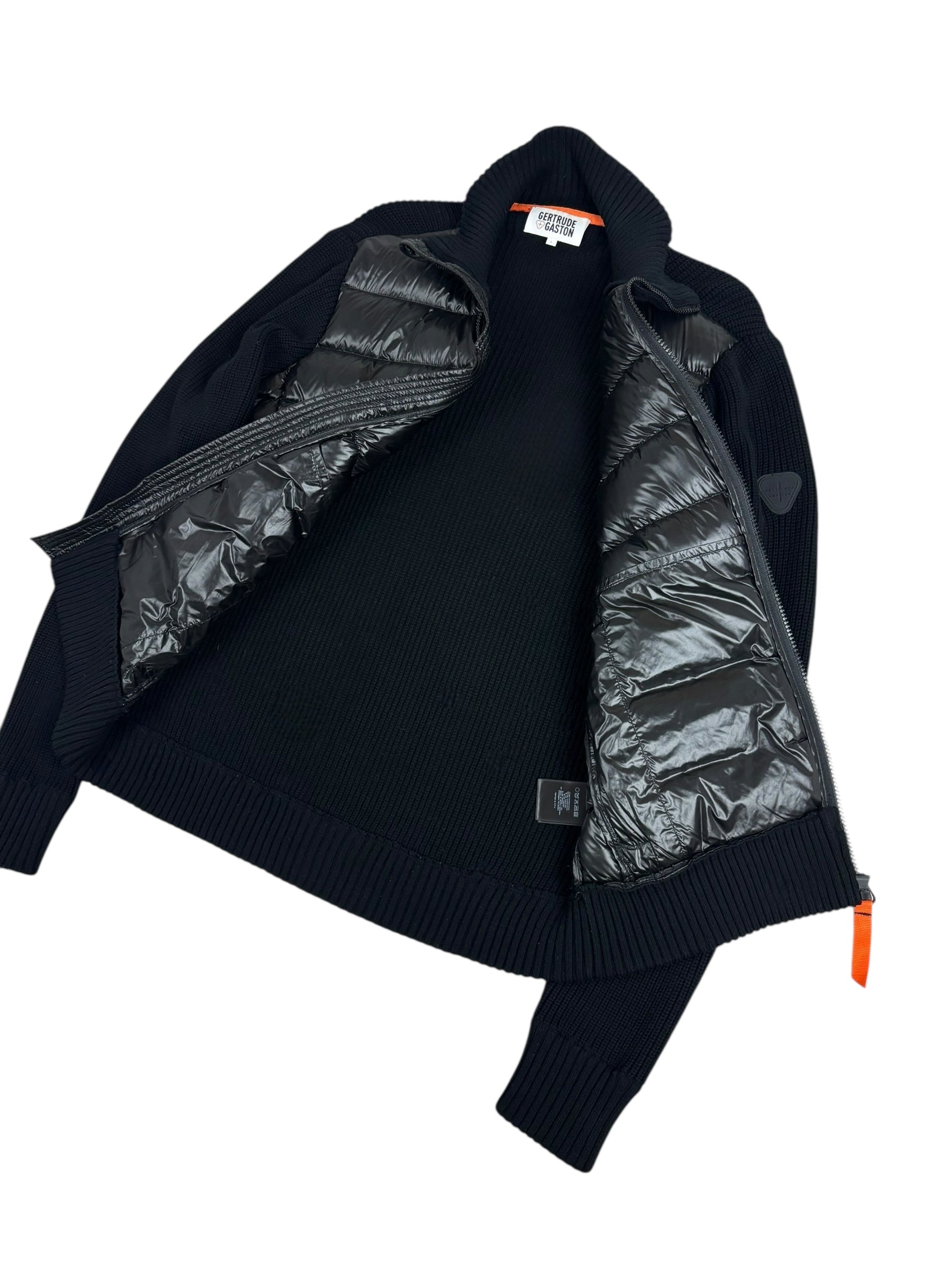 Cardigan Gertrude Gaston noir taille L - Détail