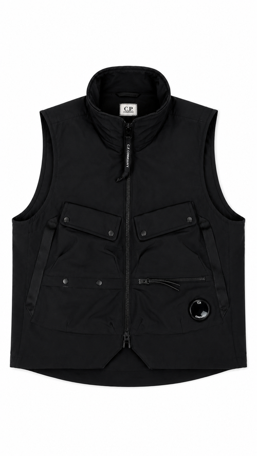 Gilet C.P Company Shell-R - Noir - Taille 48