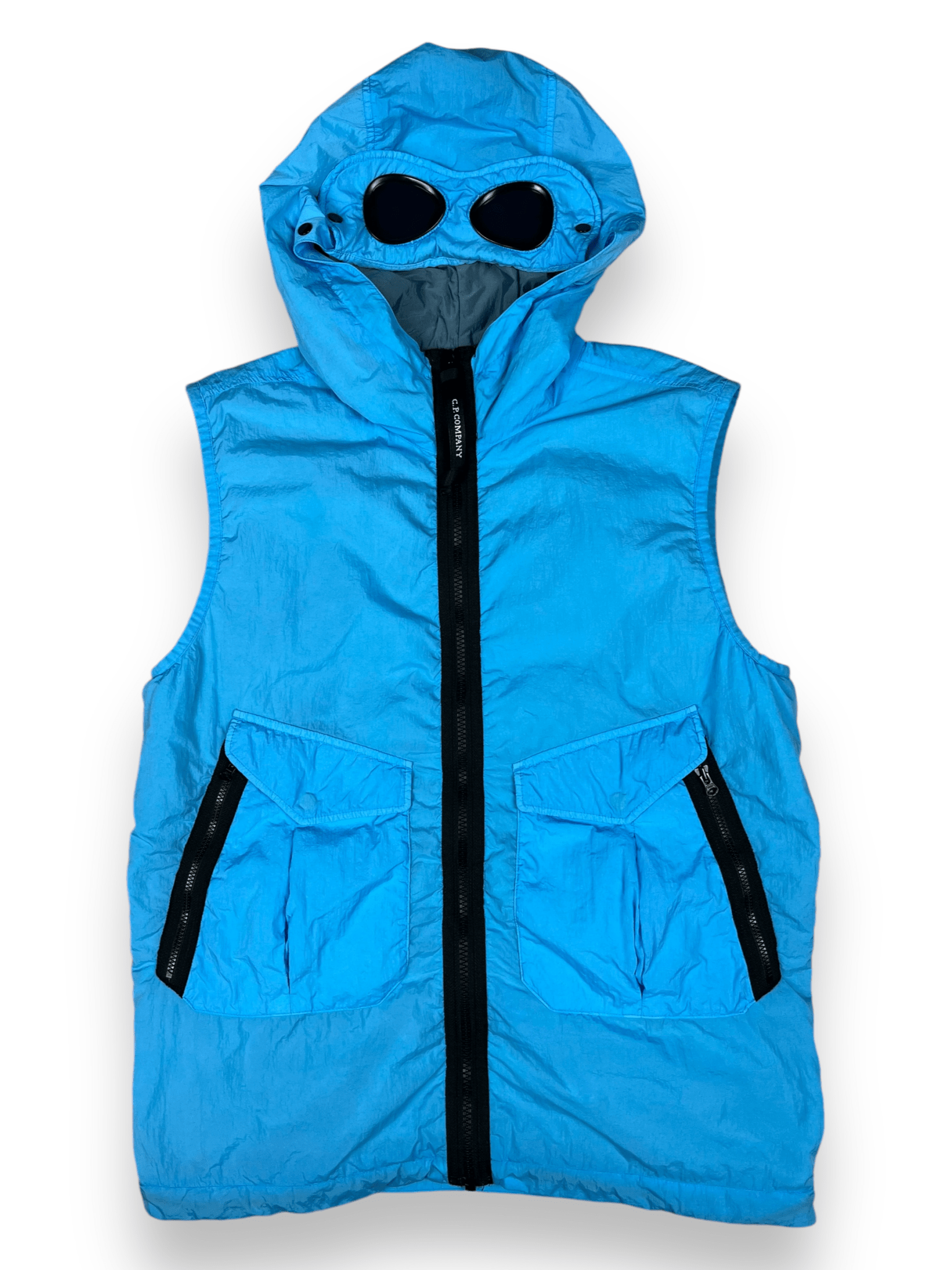 GILET C.P COMPANY CR - L GARMENT DYEING GOGGLE JACKET - NB08 SHOP
