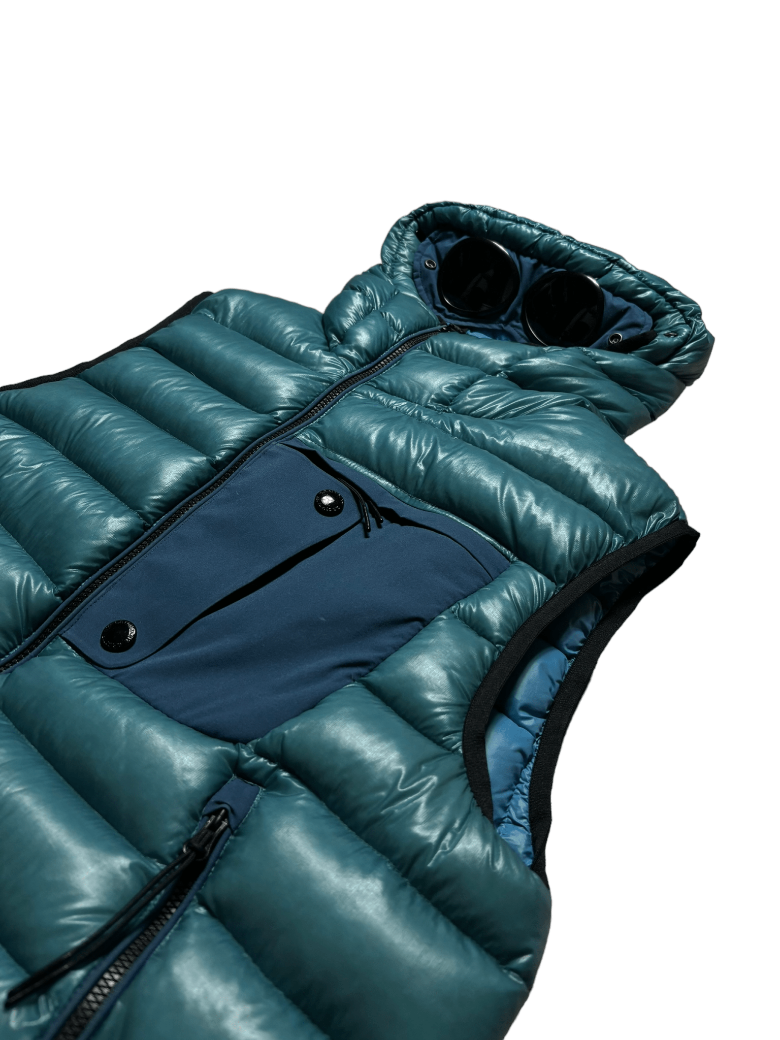 GILET C.P COMPANY D.D. SHELL DOWN JACKET GOGGLE JACKET - NB08 SHOP