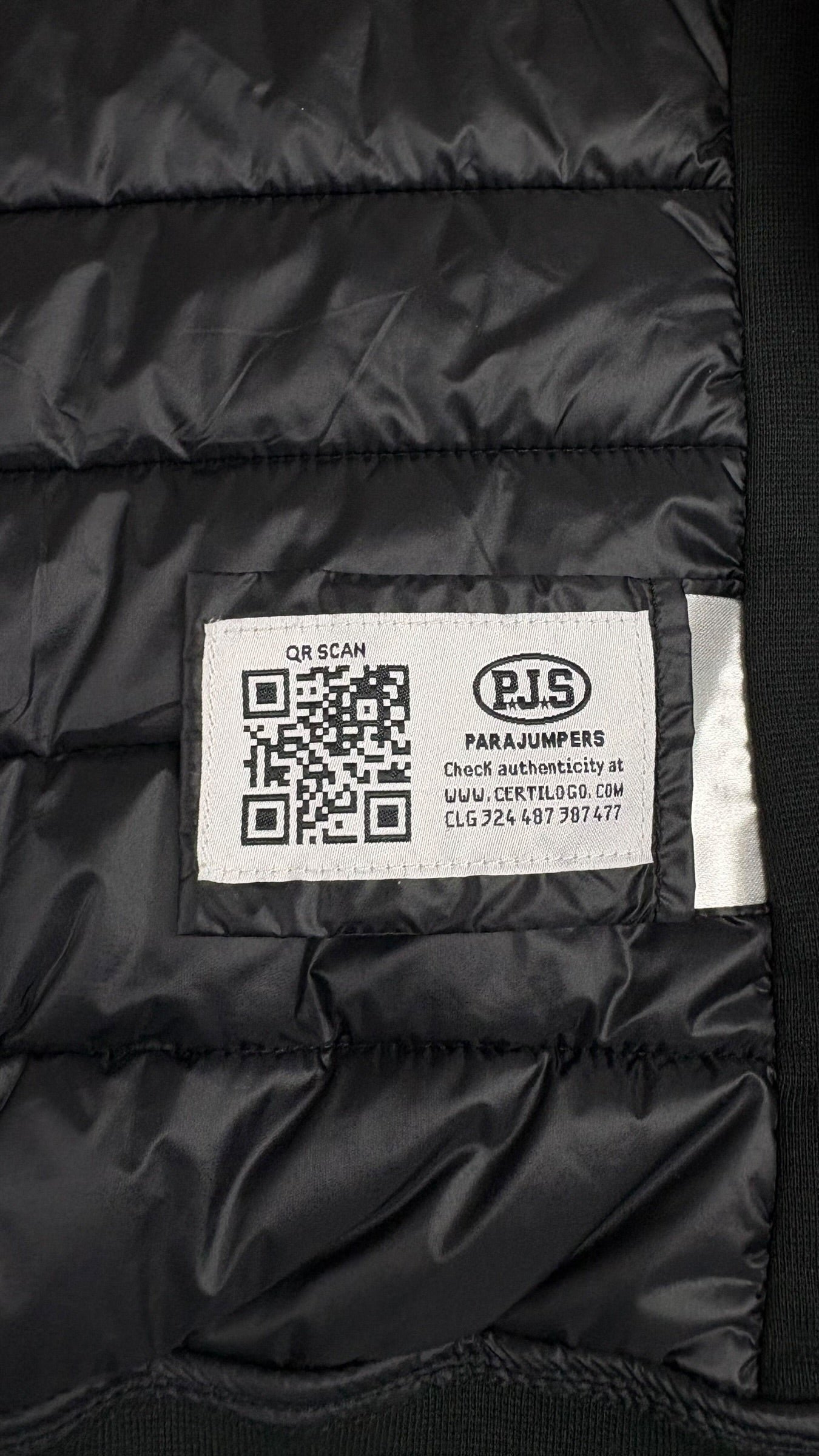 Gilet Parajumpers Fleece & Puffer noir taille S - vue 6/6
