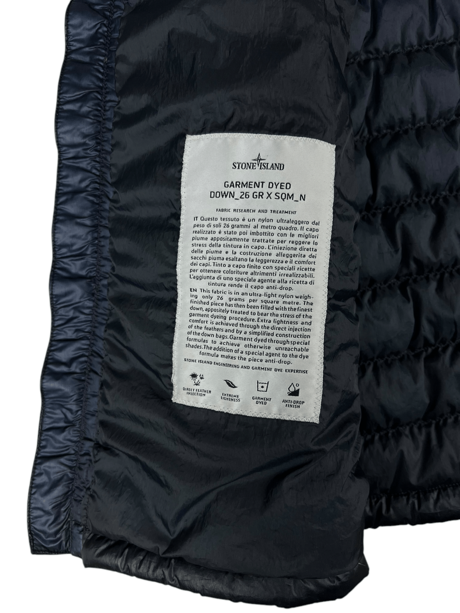GILET STONE ISLAND GARMENT DYED - NB08 SHOP