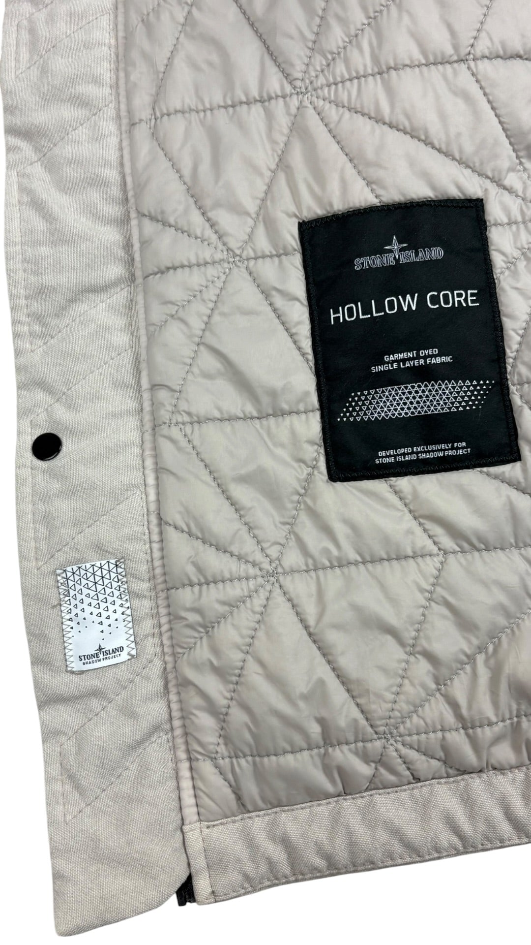 Gilet Stone Island Shadow Project Hollow Core gris taille L reconditionné - logo | Authentique NB08