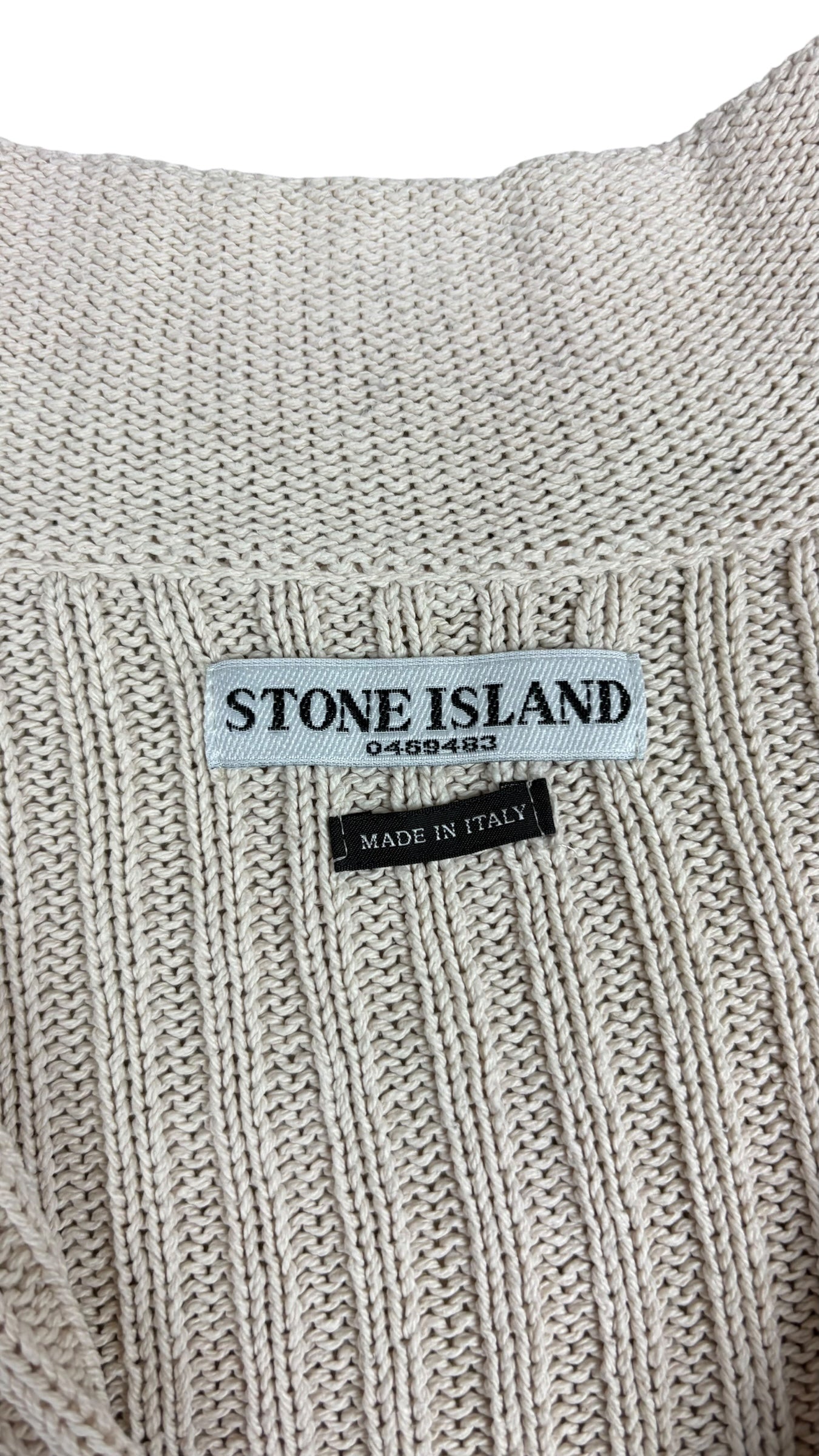Gilet Stone Island Vintage crème taille L - vue 3/3