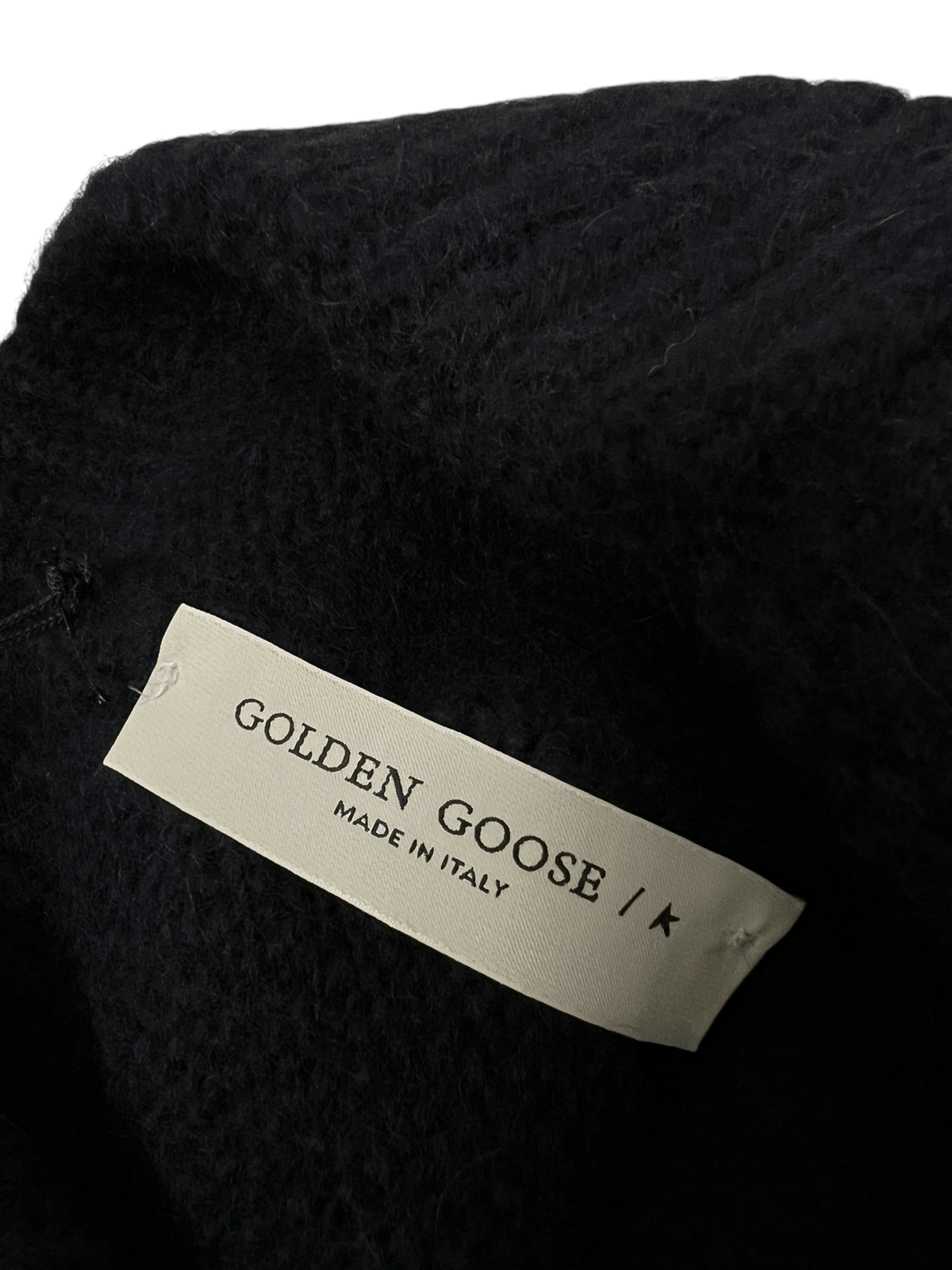 Bonnet Golden Goose marine taille UNI, détail étiquette — vue 4