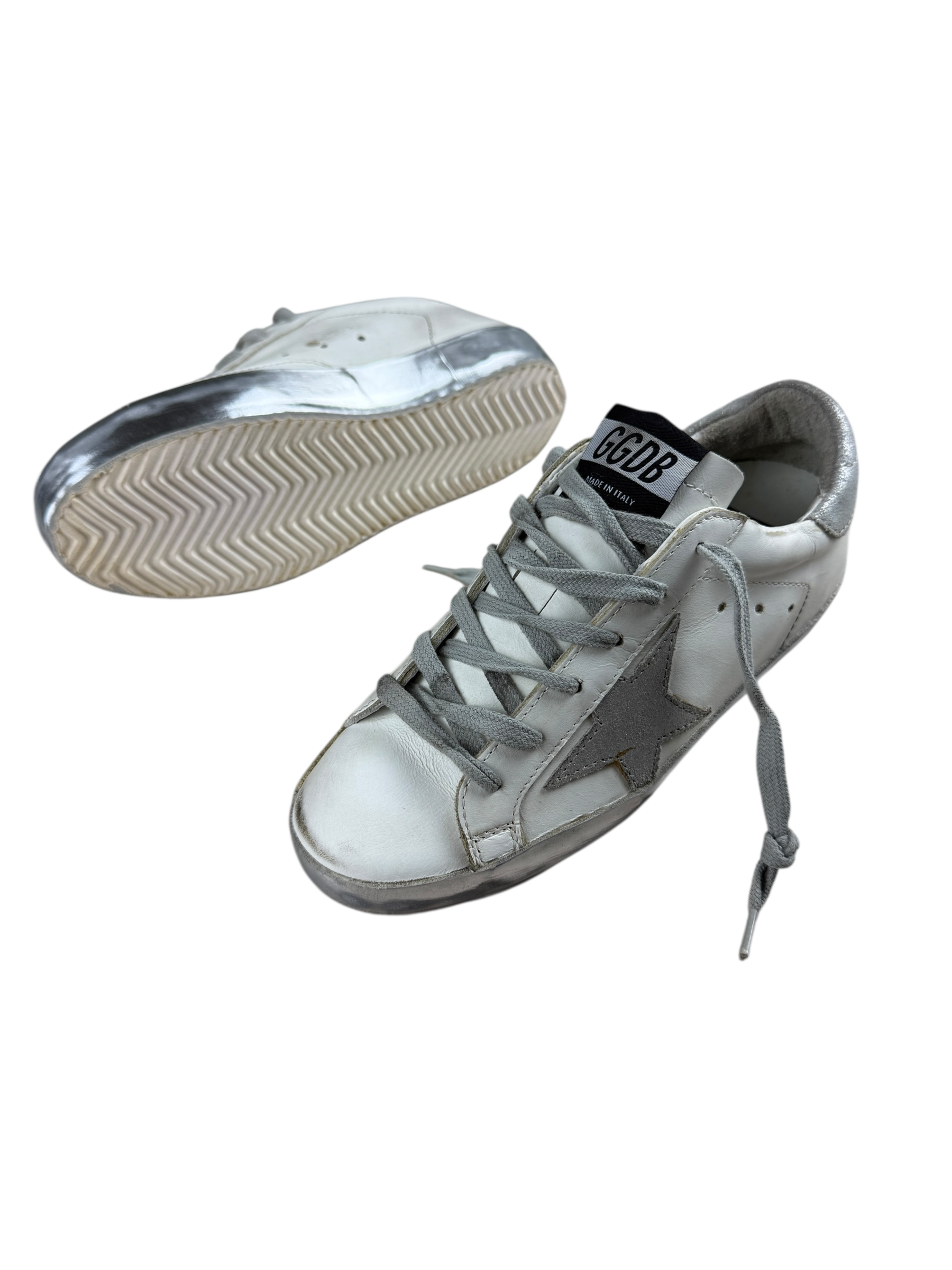 Sneakers Golden Goose blanc taille 34 - Détail