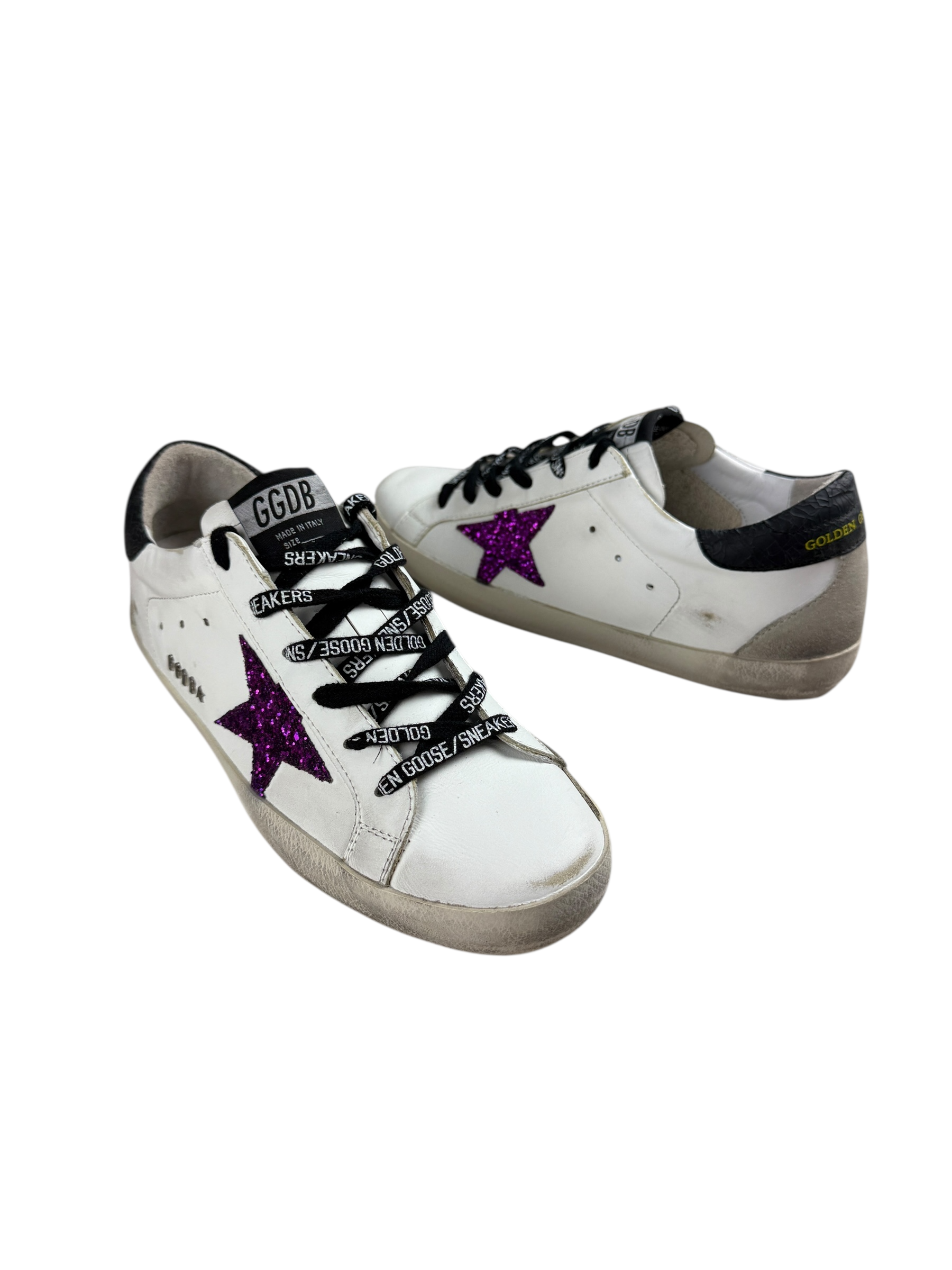 Sneakers Golden Goose blanc taille 39 - Logo et étiquette