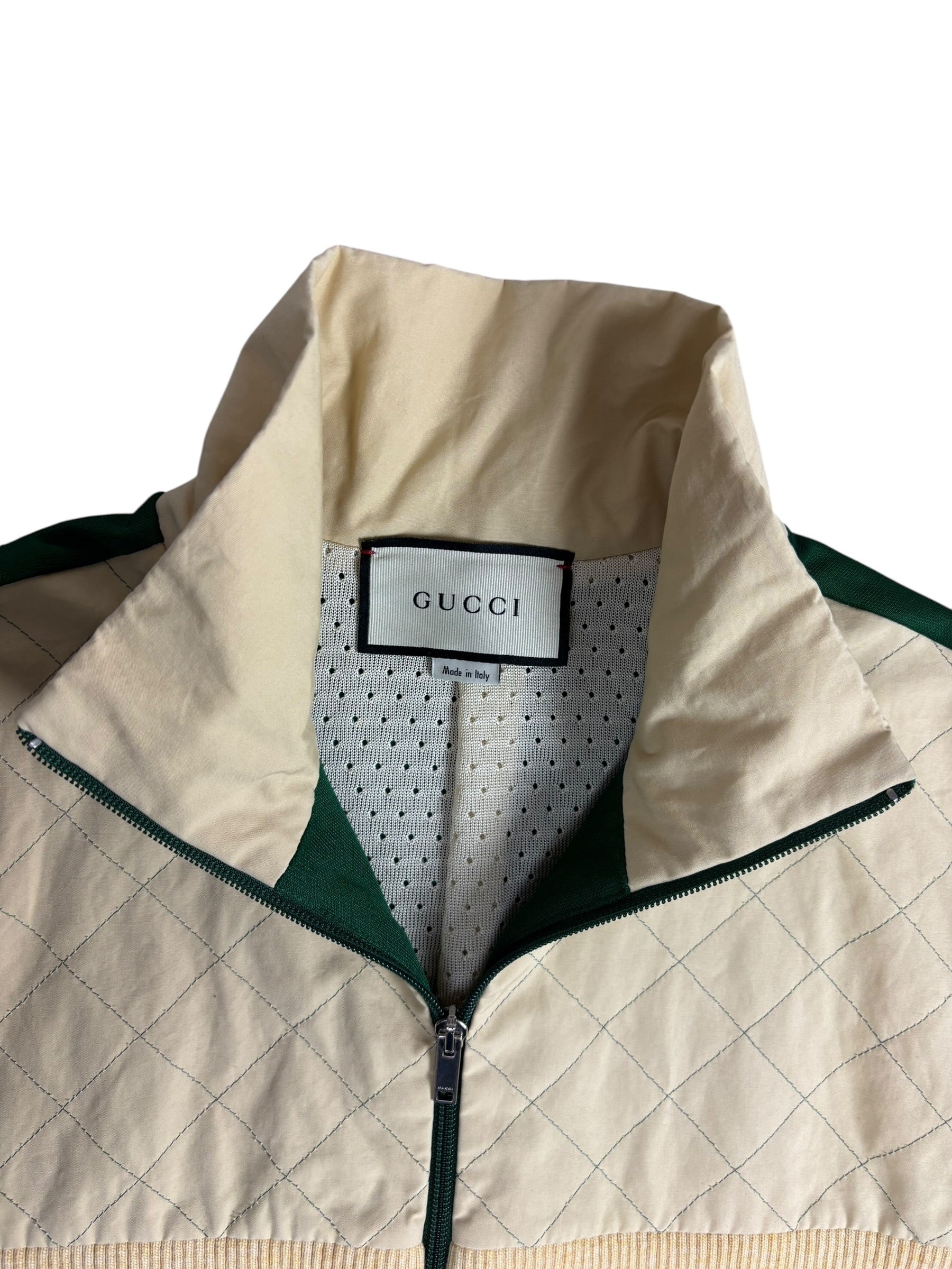 Gilet Gucci vert taille M - Logo et étiquette