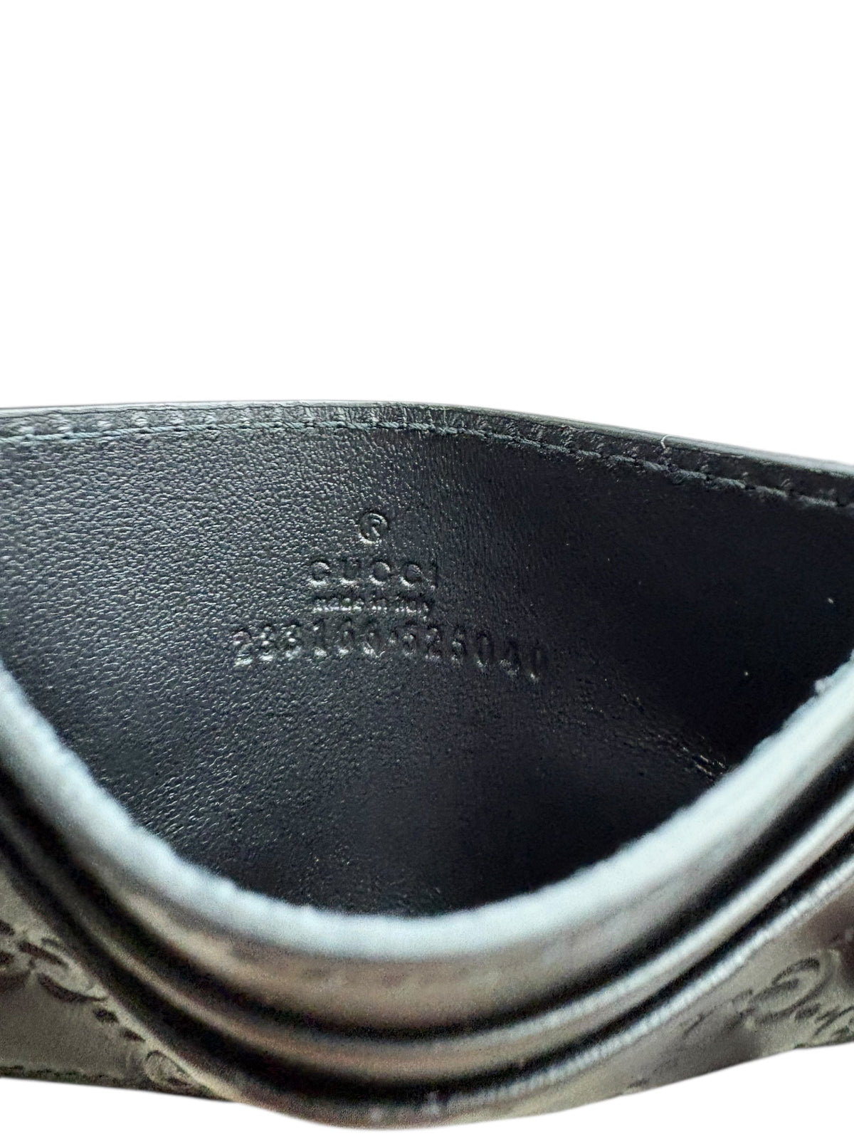 Porte-carte Gucci noir taille UNI, vue de dos — vue 2
