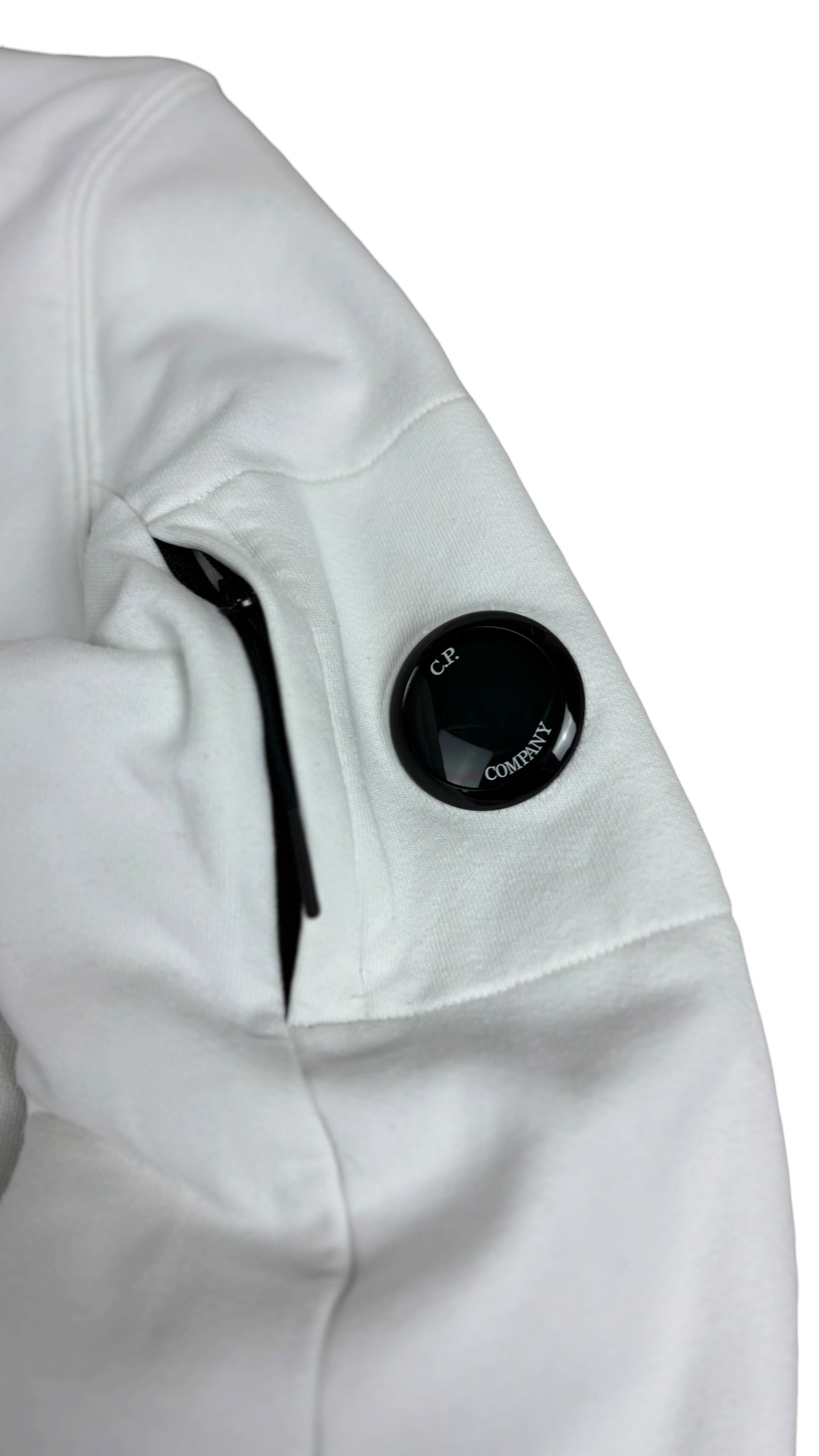 Hoodie Sweat-Shirt C.P Company blanc taille S - vue 2/4
