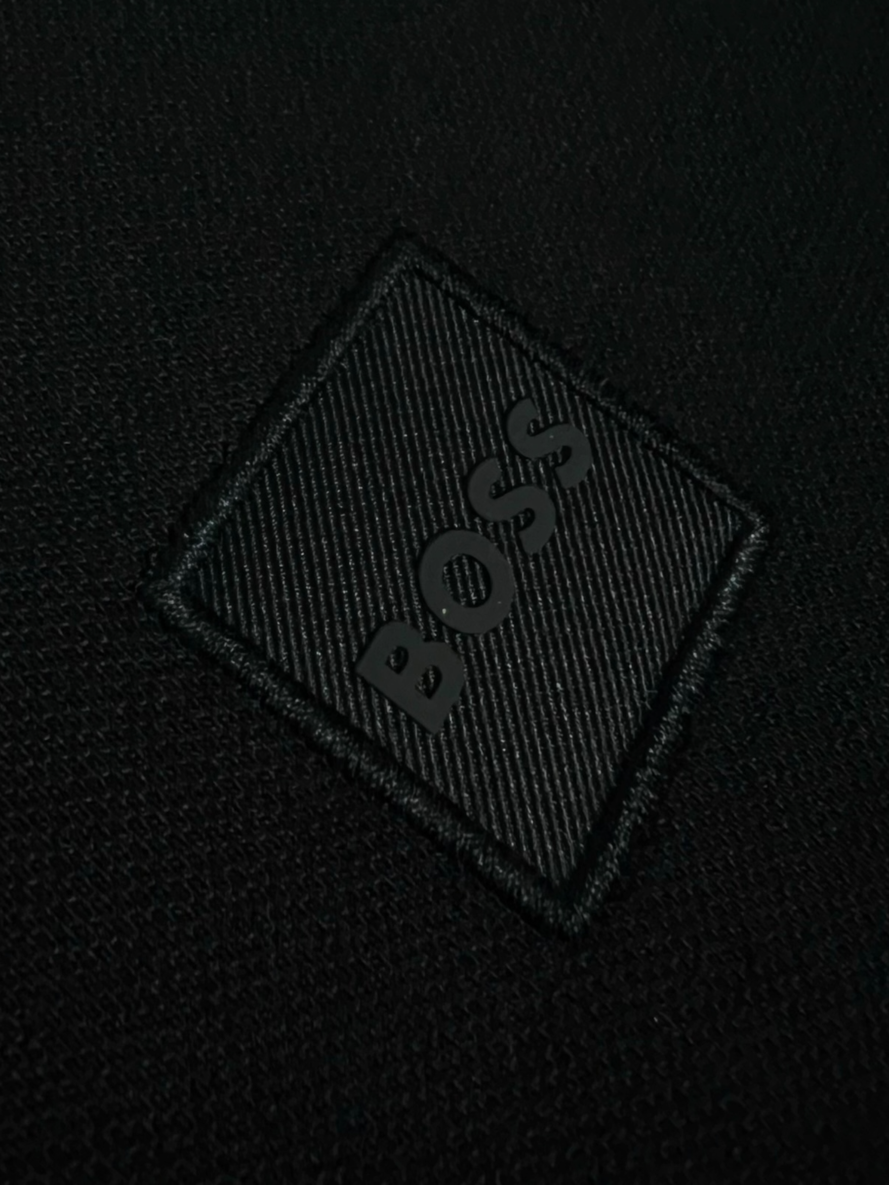 Polo Hugo Boss bleu marine taille S - Détail
