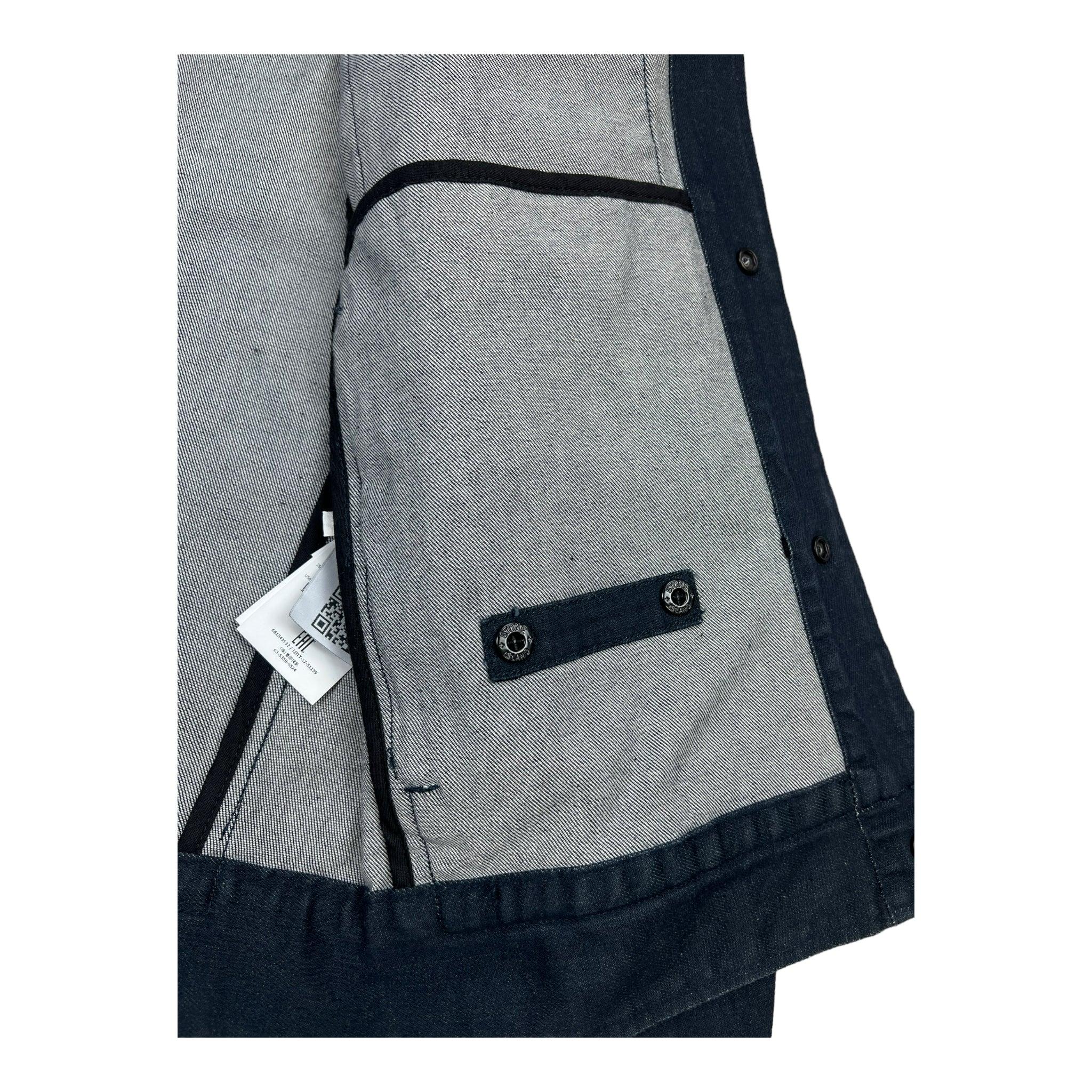 Veste Stone Island FOAM RESIN TREATED DENIM - NB08