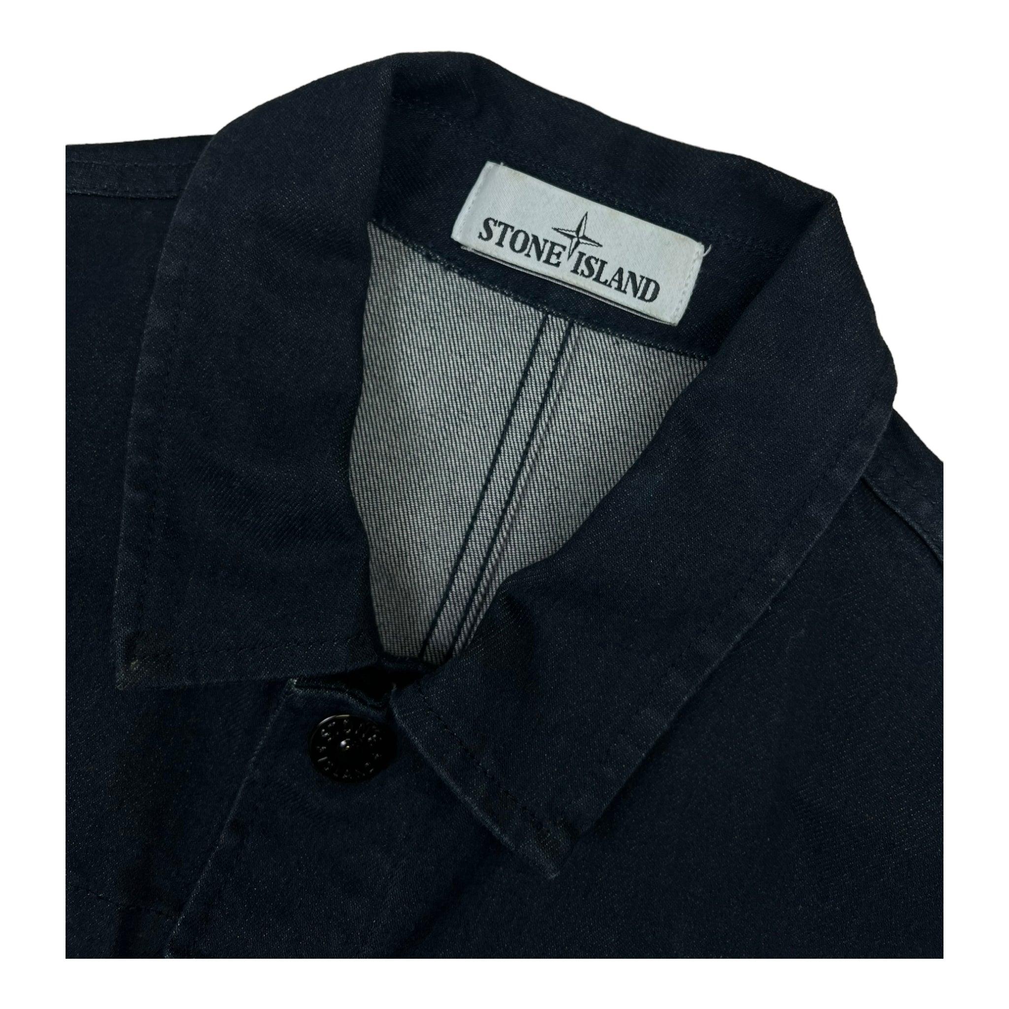 Veste Stone Island FOAM RESIN TREATED DENIM - NB08