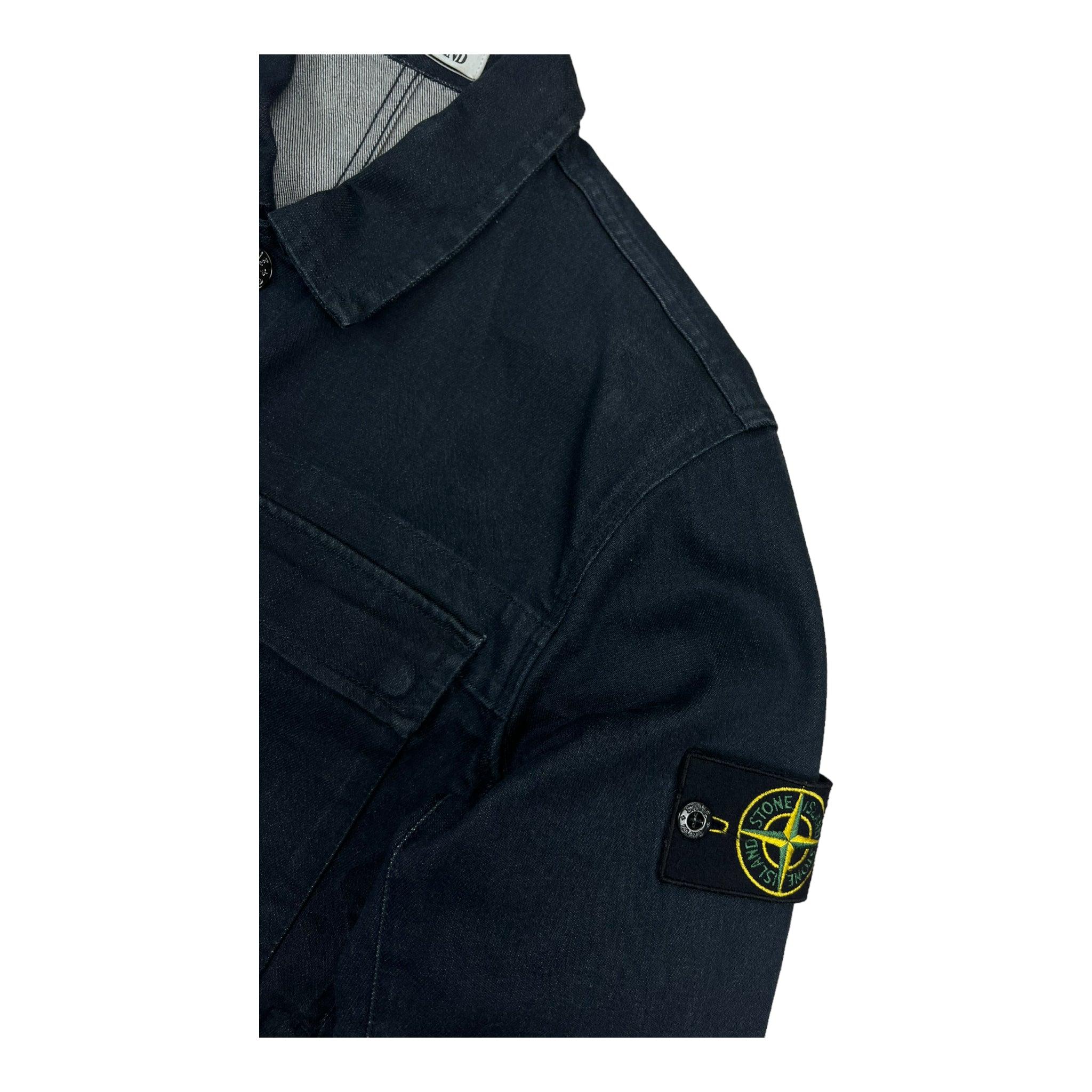 Veste Stone Island FOAM RESIN TREATED DENIM - NB08