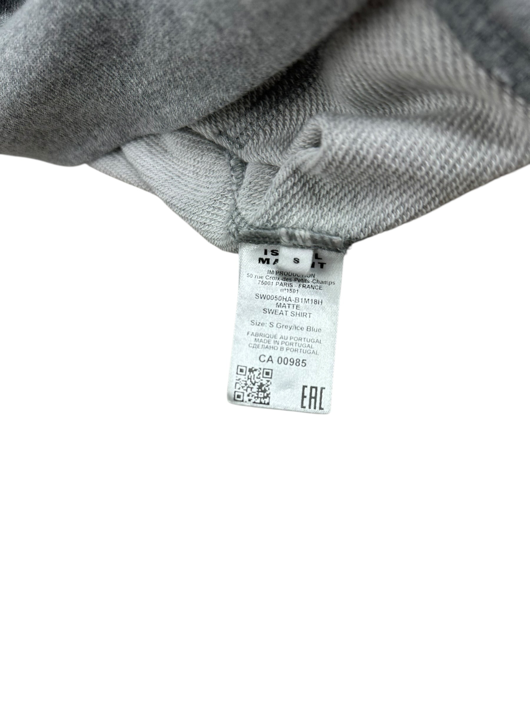 Hoodie Isabel Marant gris taille S - Détail