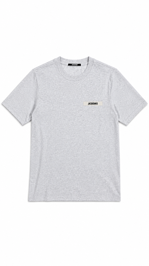 T-shirt Jacquemus Le T-shirt Gros Grain gris - Neuf