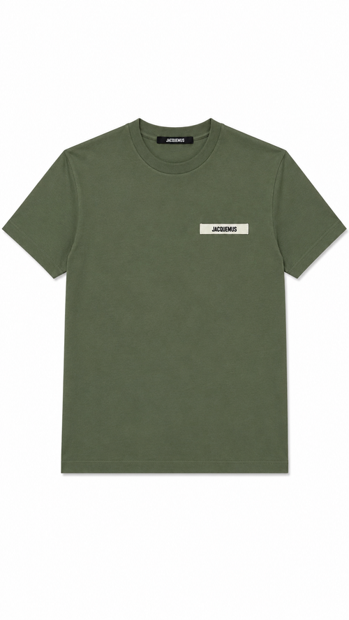 T-shirt Gros Grain Jacquemus - Kaki - Neuf