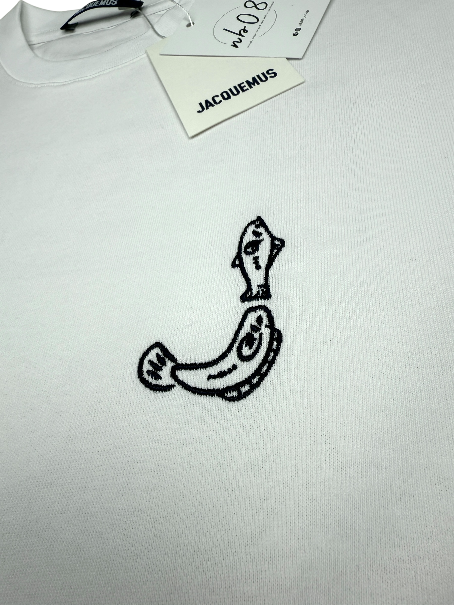 Veste Jacquemus blanc taille S - Logo et étiquette