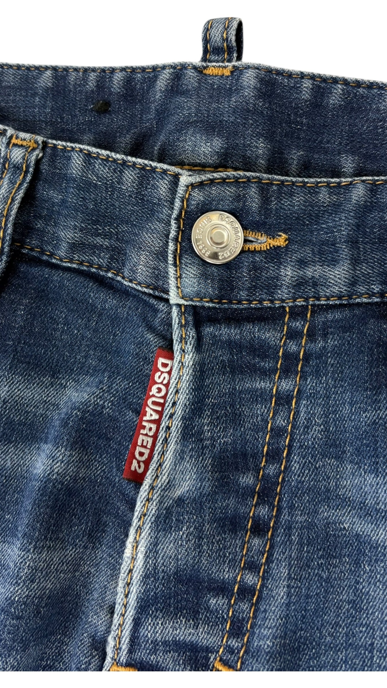 Jean Dsquared2 marine taille 44 - vue 3/5