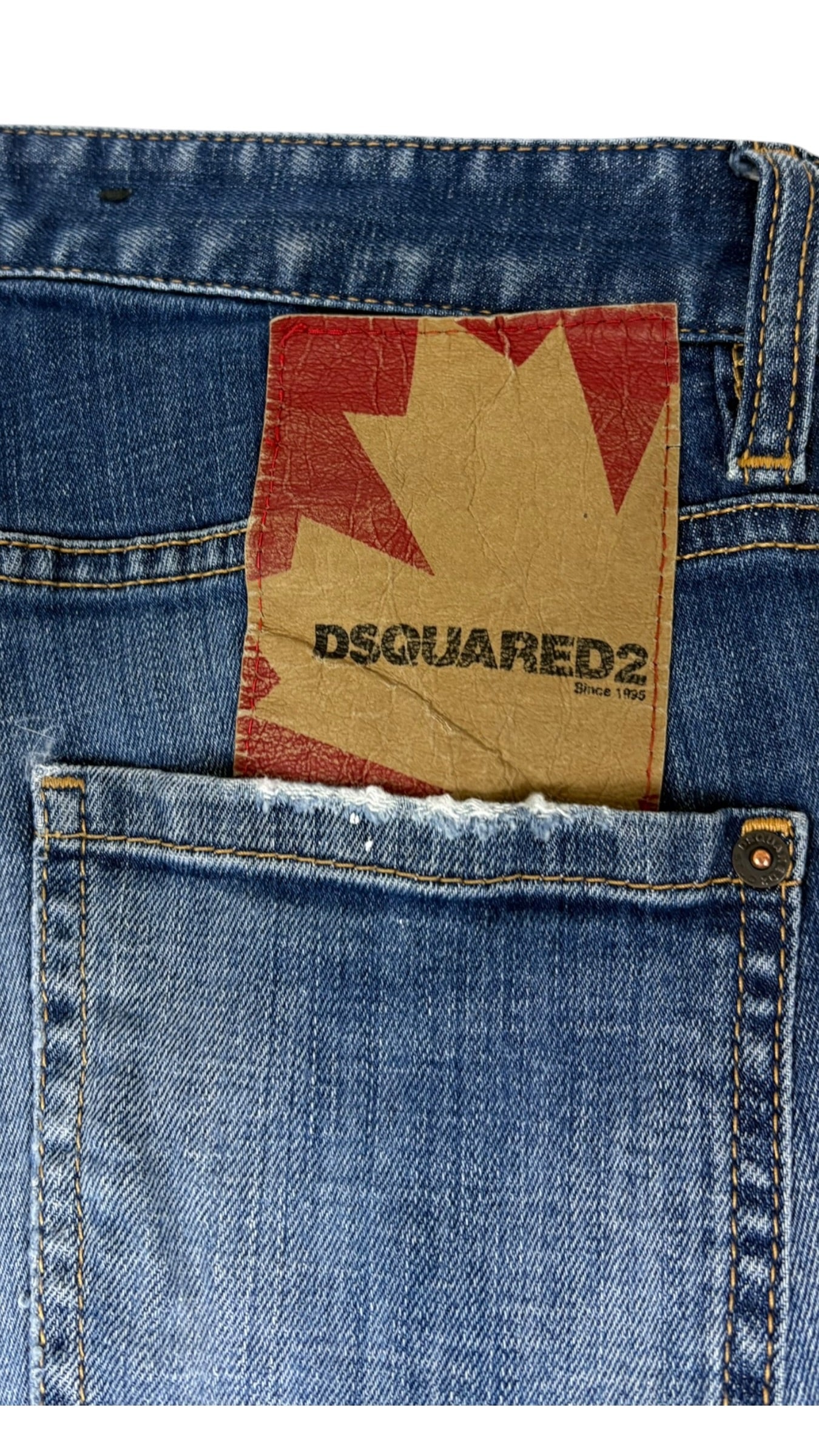 Jean Dsquared2 marine taille 44 - vue 4/5