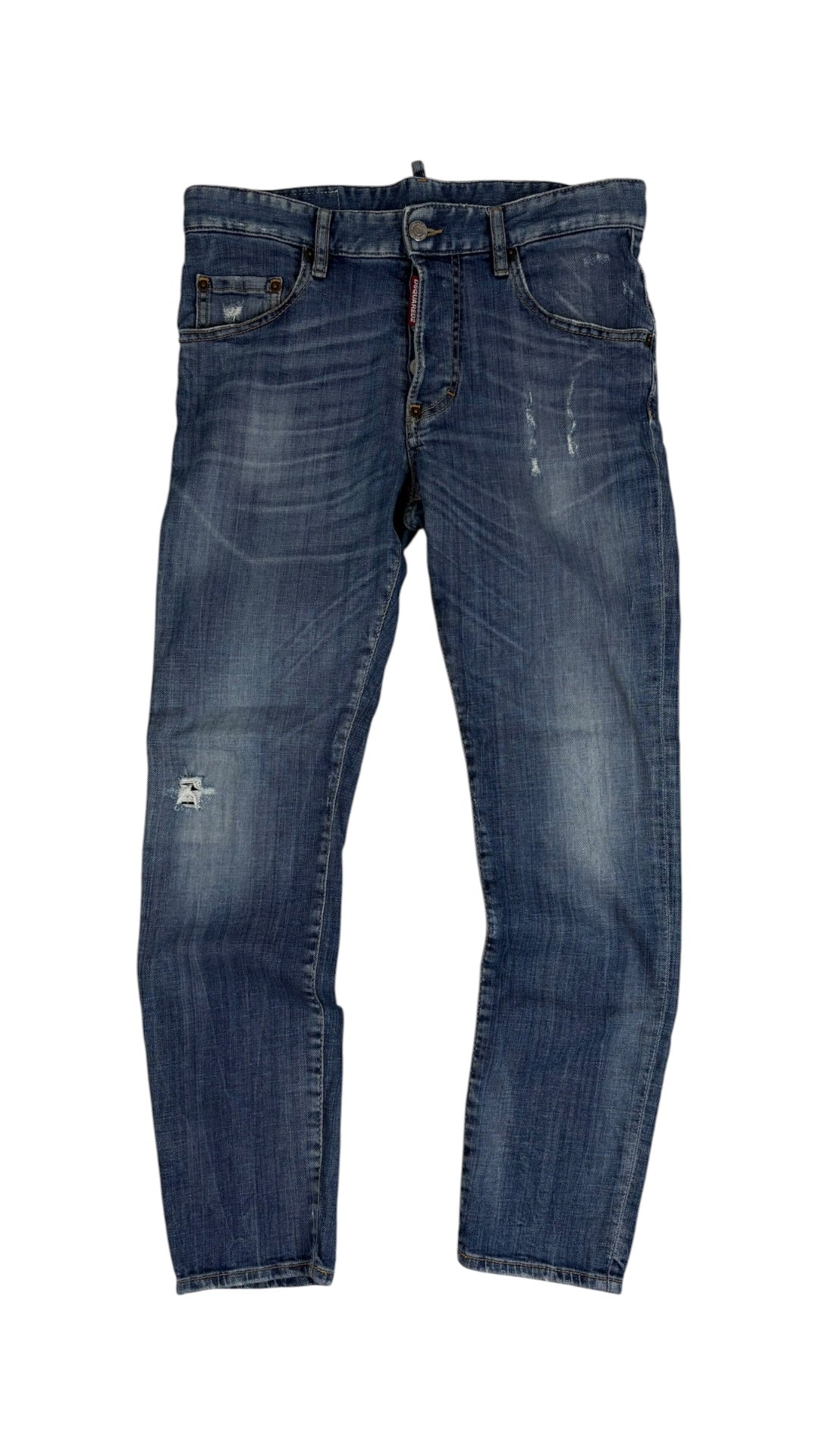Jean Dsquared2 marine taille 44 reconditionné - vue face | Authentique NB08