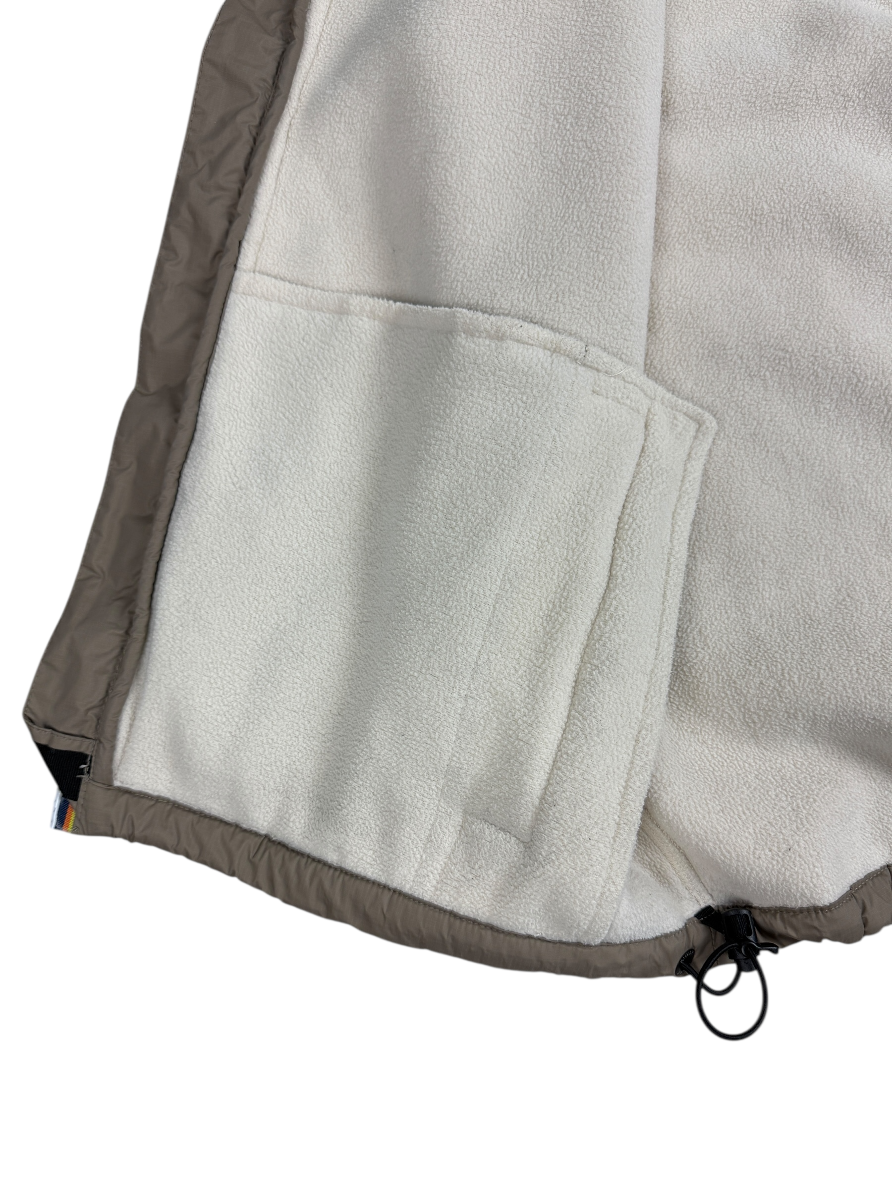 Gilet K-Way crème taille M - Logo et étiquette