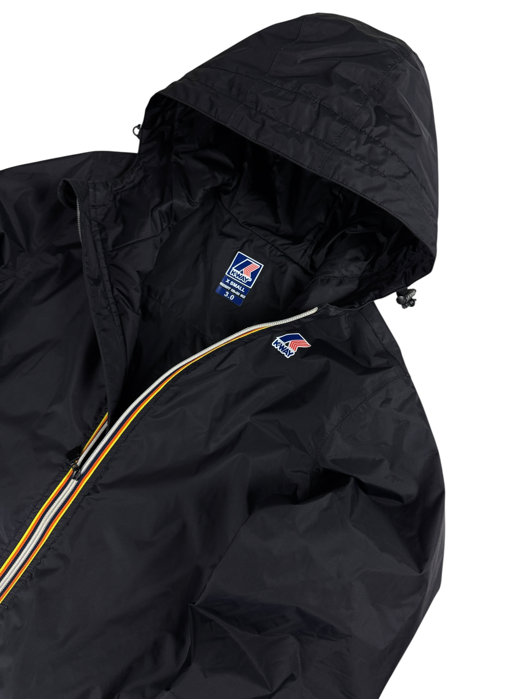 Parka K-Way marine taille XS - Détail