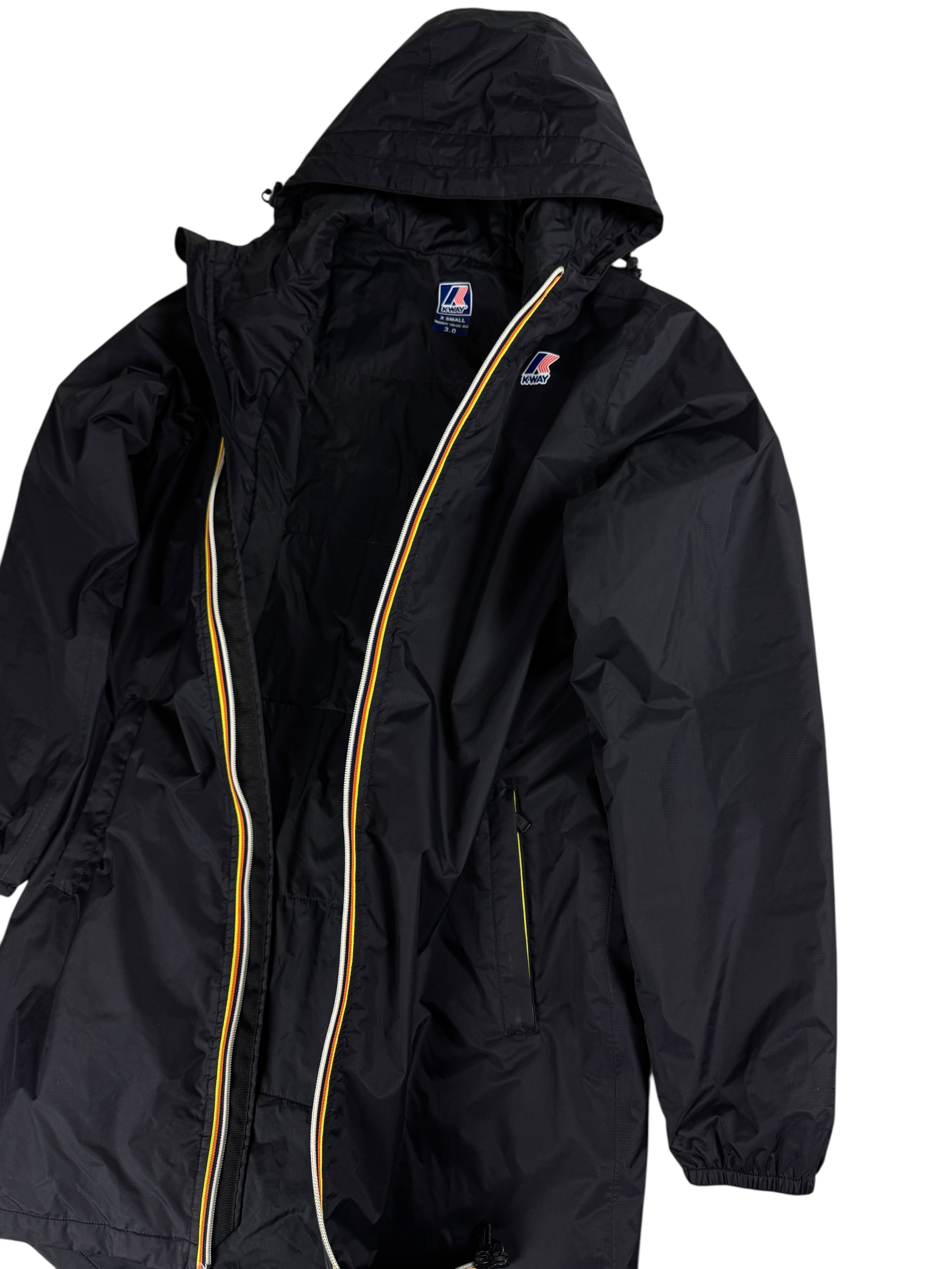 Parka K-Way marine taille XS - Vue de dos