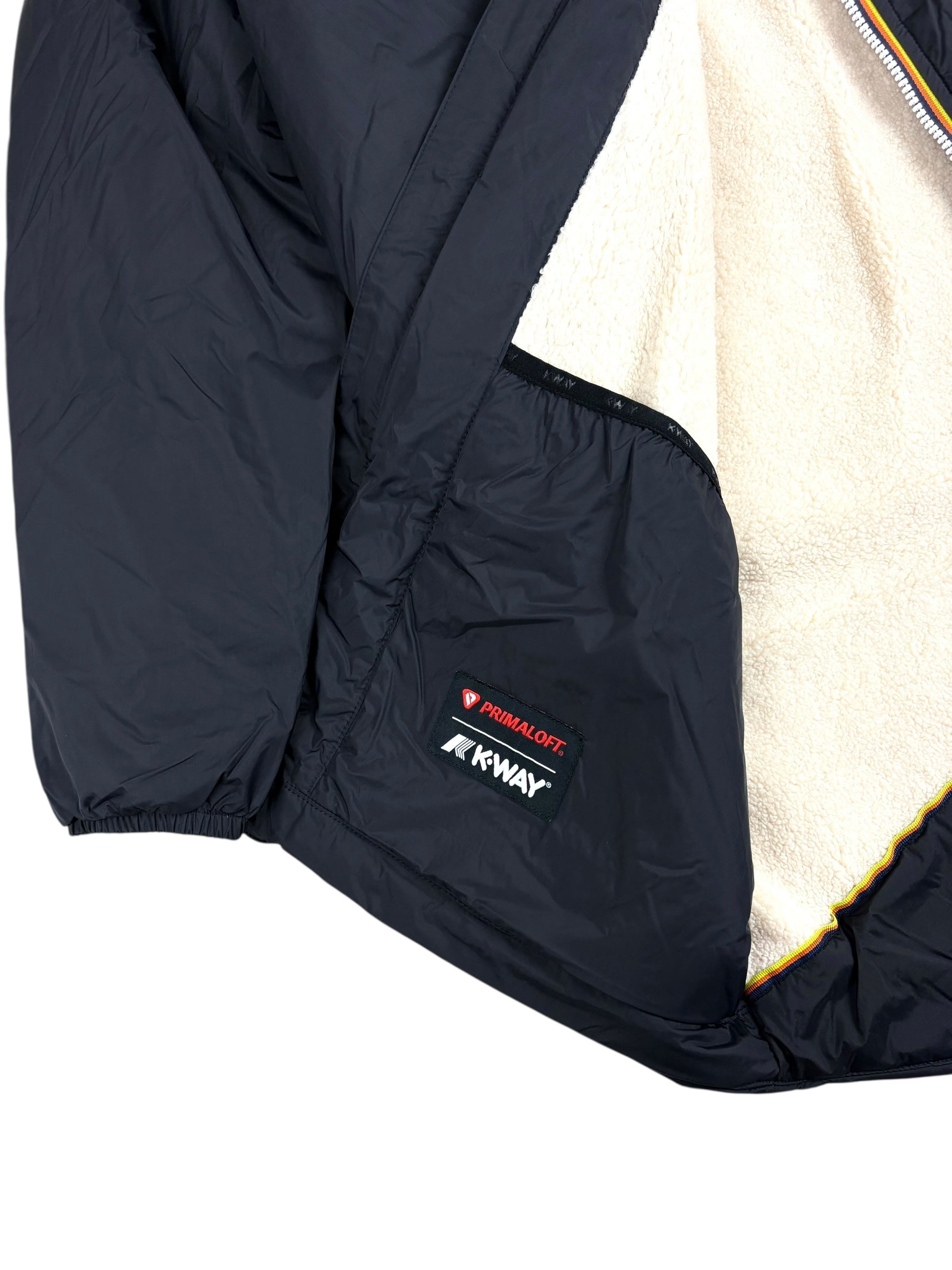 Parka K-Way noir taille S - Vue côté
