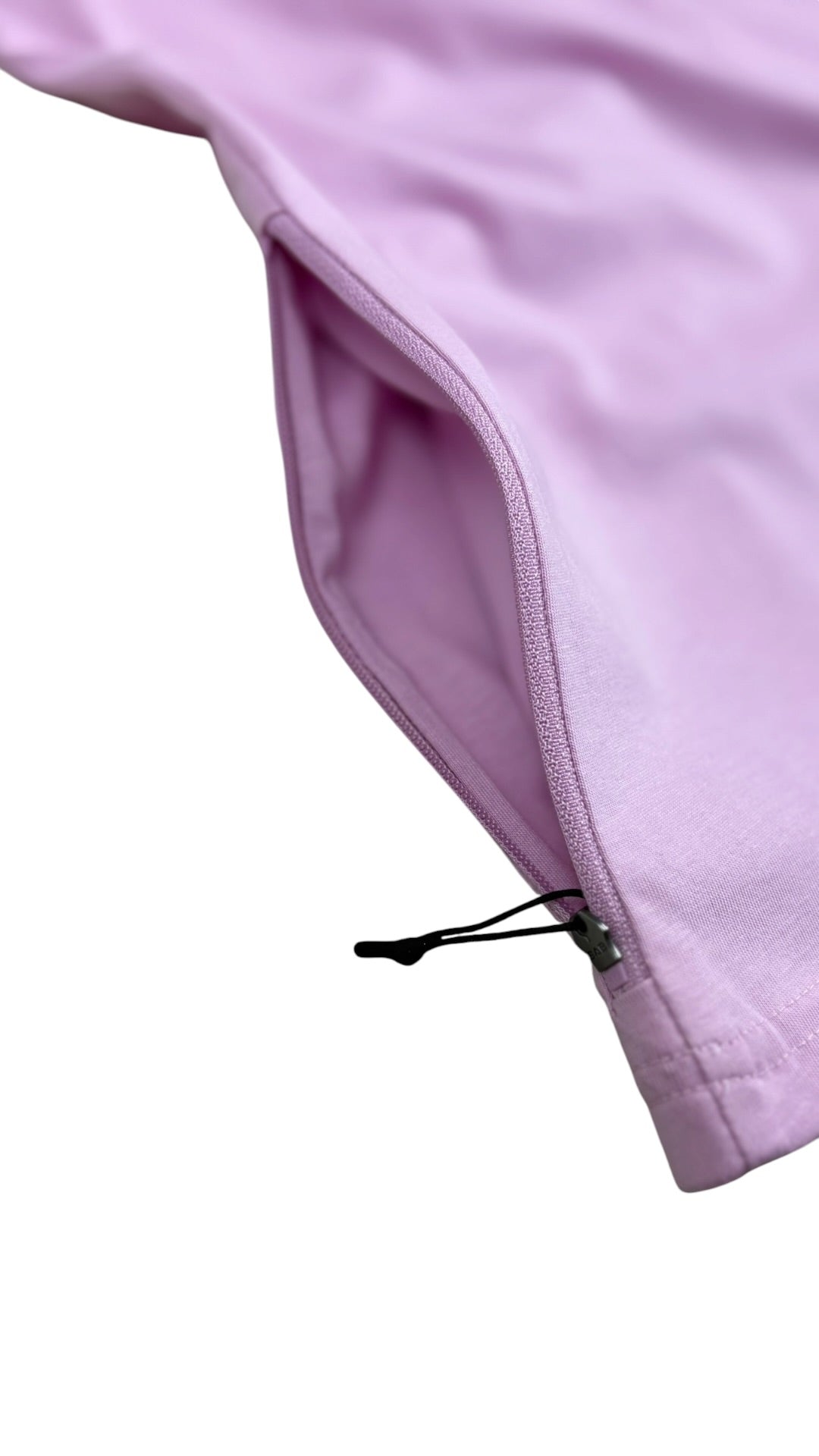 Tee-shirt K-Way Leonide rose lavande, neuf, détail étiquettes et finitions — vue 8
